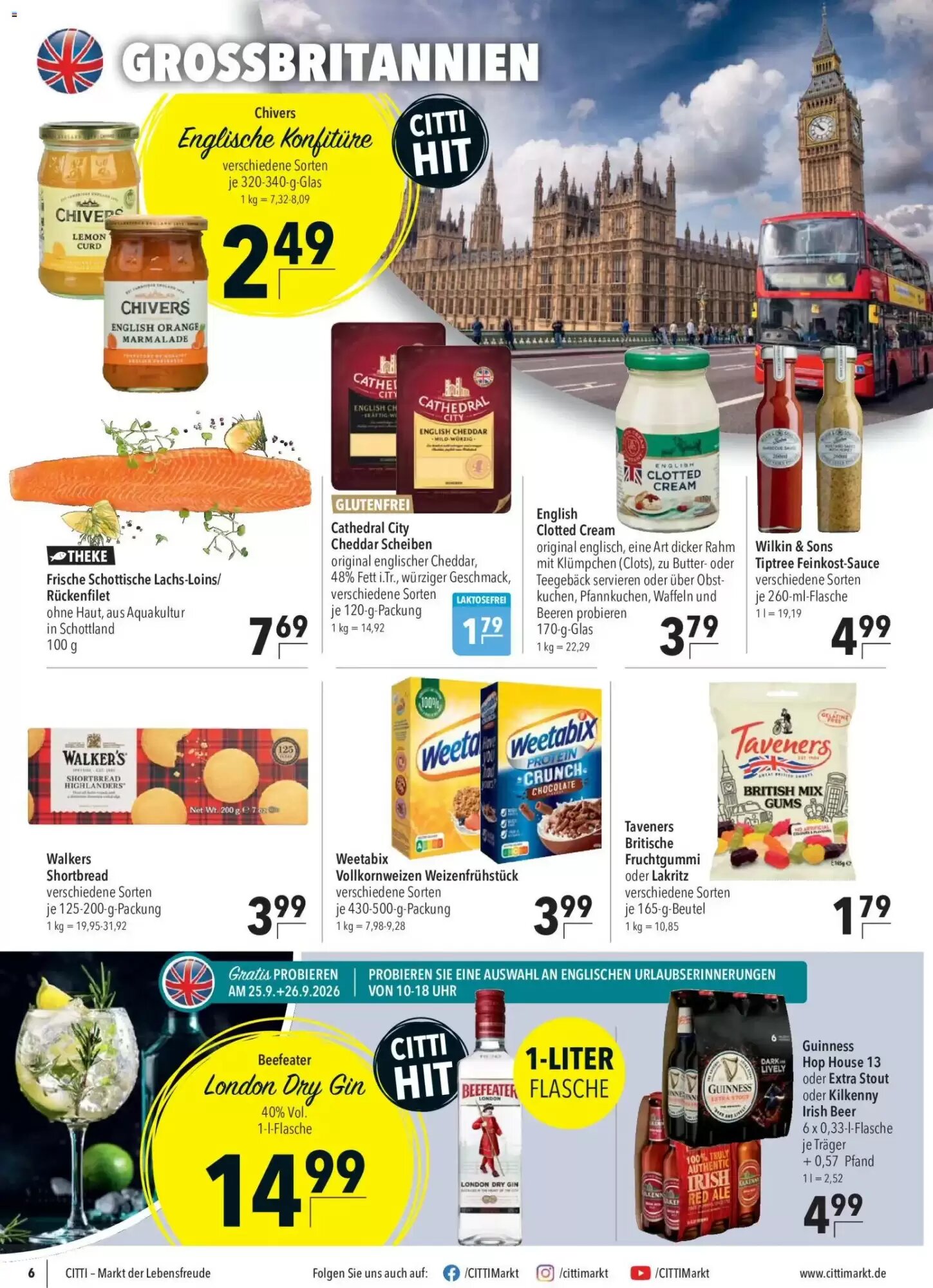 CITTI Markt Prospekt (ab 23.09.2026) zum Blättern - Seite 6
