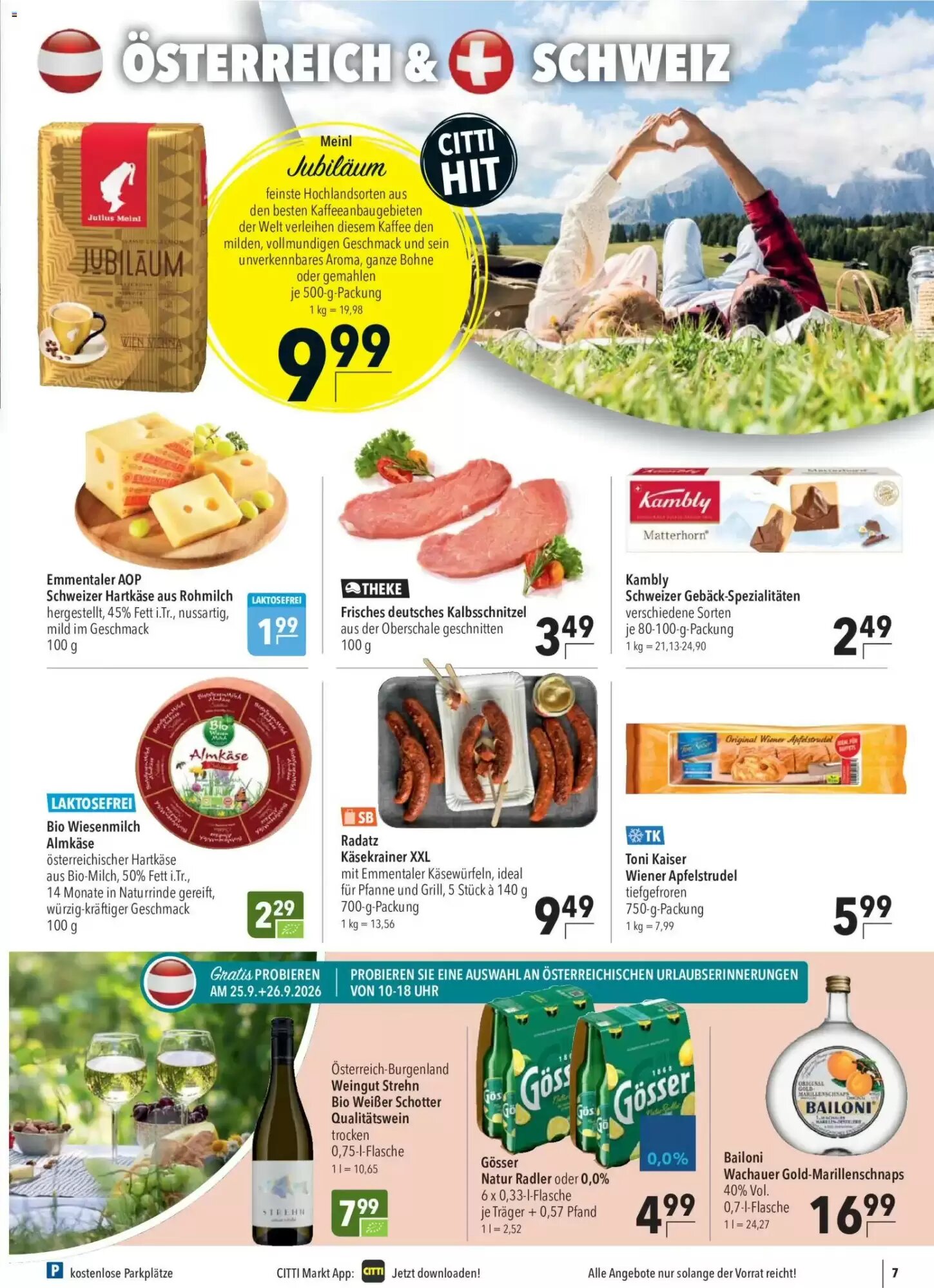 CITTI Markt Prospekt (ab 23.09.2026) zum Blättern - Seite 7