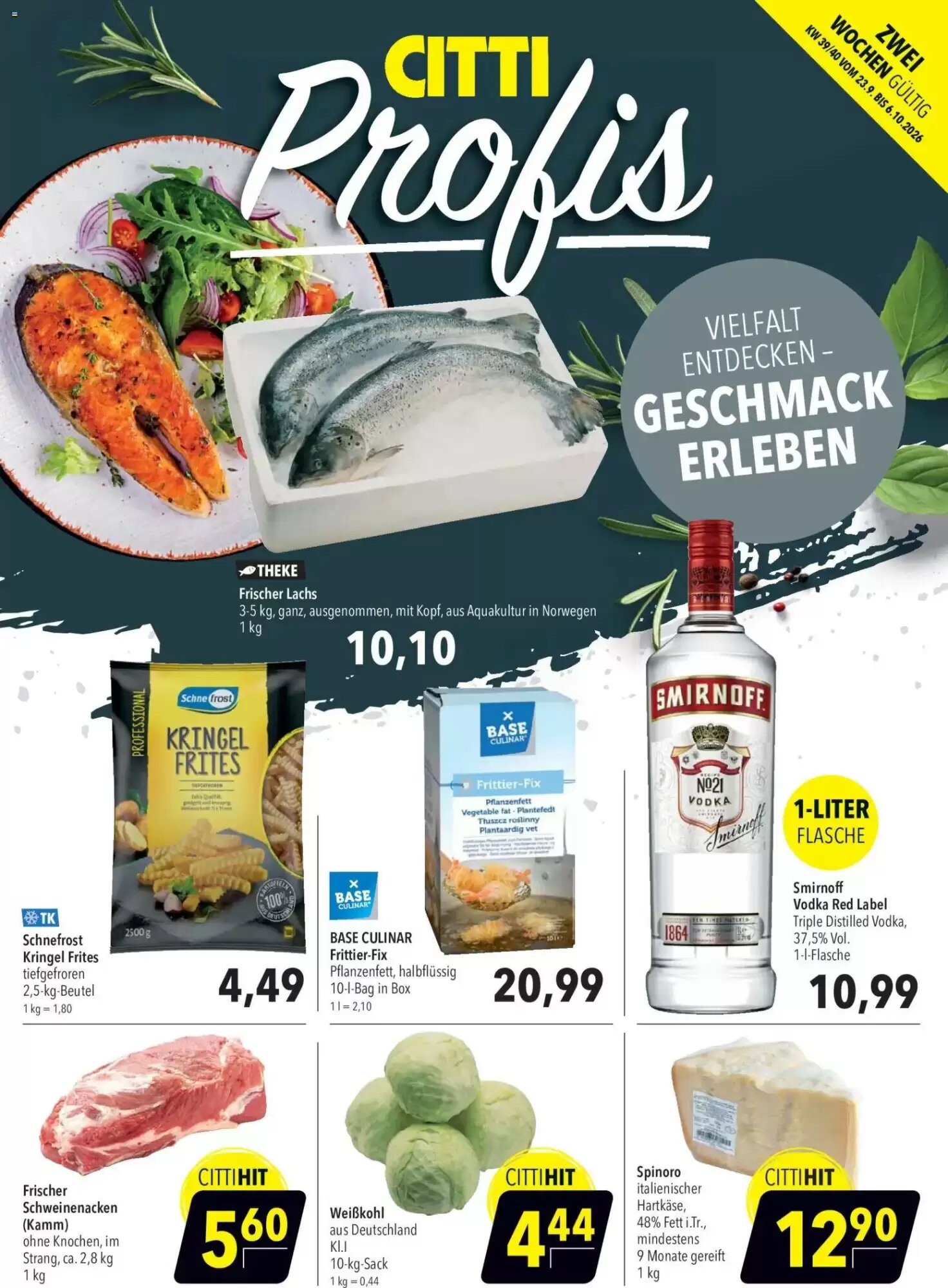 CITTI Markt Prospekt (ab 23.09.2026) zum Blättern - Seite 1