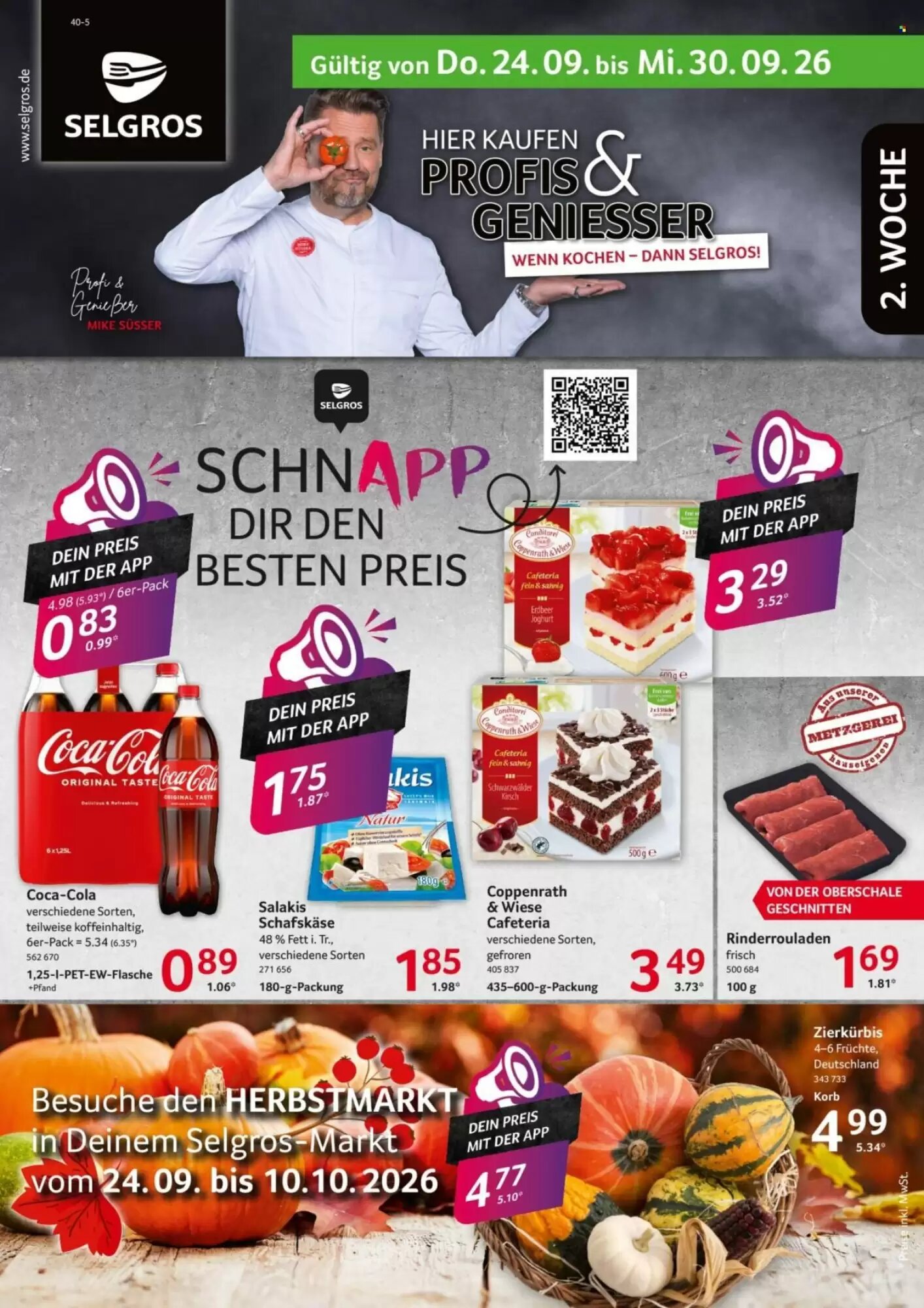 Selgros Prospekt (ab 24.09.2026) zum Blättern - Seite 1