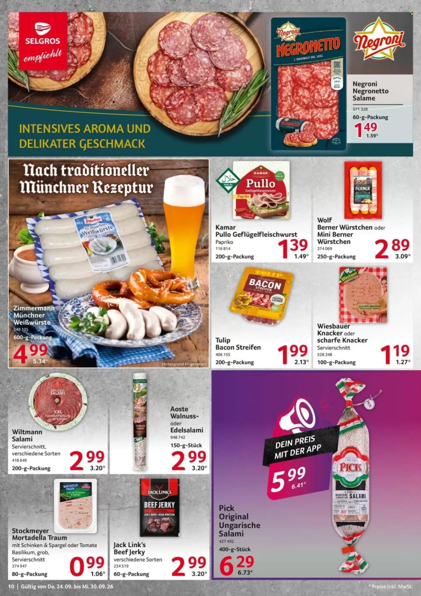 Selgros Prospekt (ab 24.09.2026) zum Blättern - Seite 10