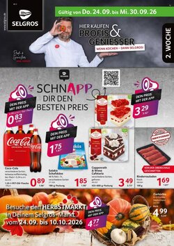 Selgros Prospekt (ab 24.09.2026) zum Blättern