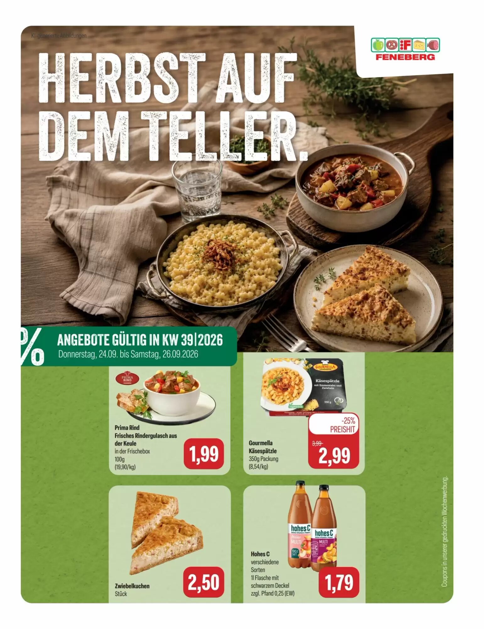 Feneberg Prospekt (ab 24.09.2026) zum Blättern - Seite 1