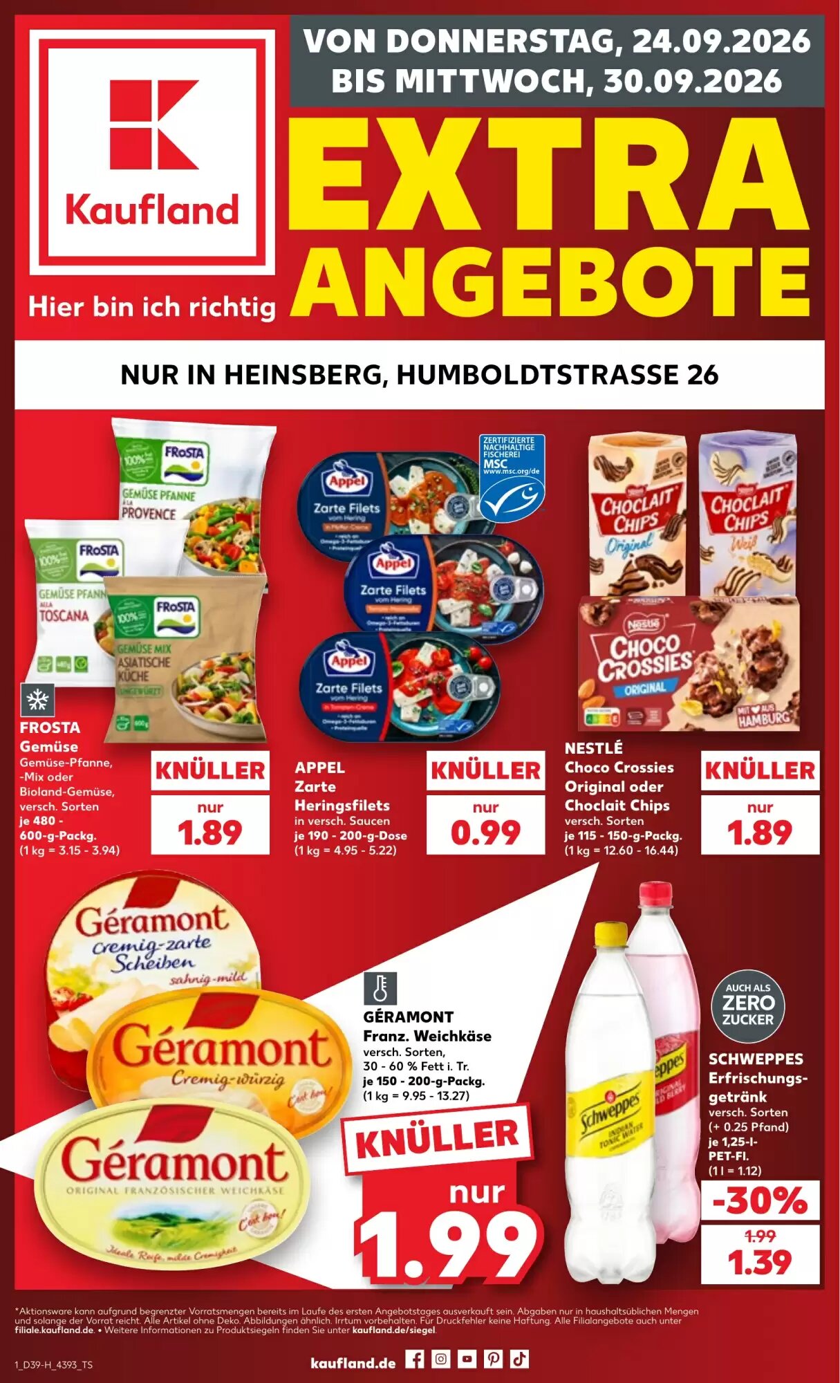 Kaufland Prospekt (ab 24.09.2026) zum Blättern - Seite 1