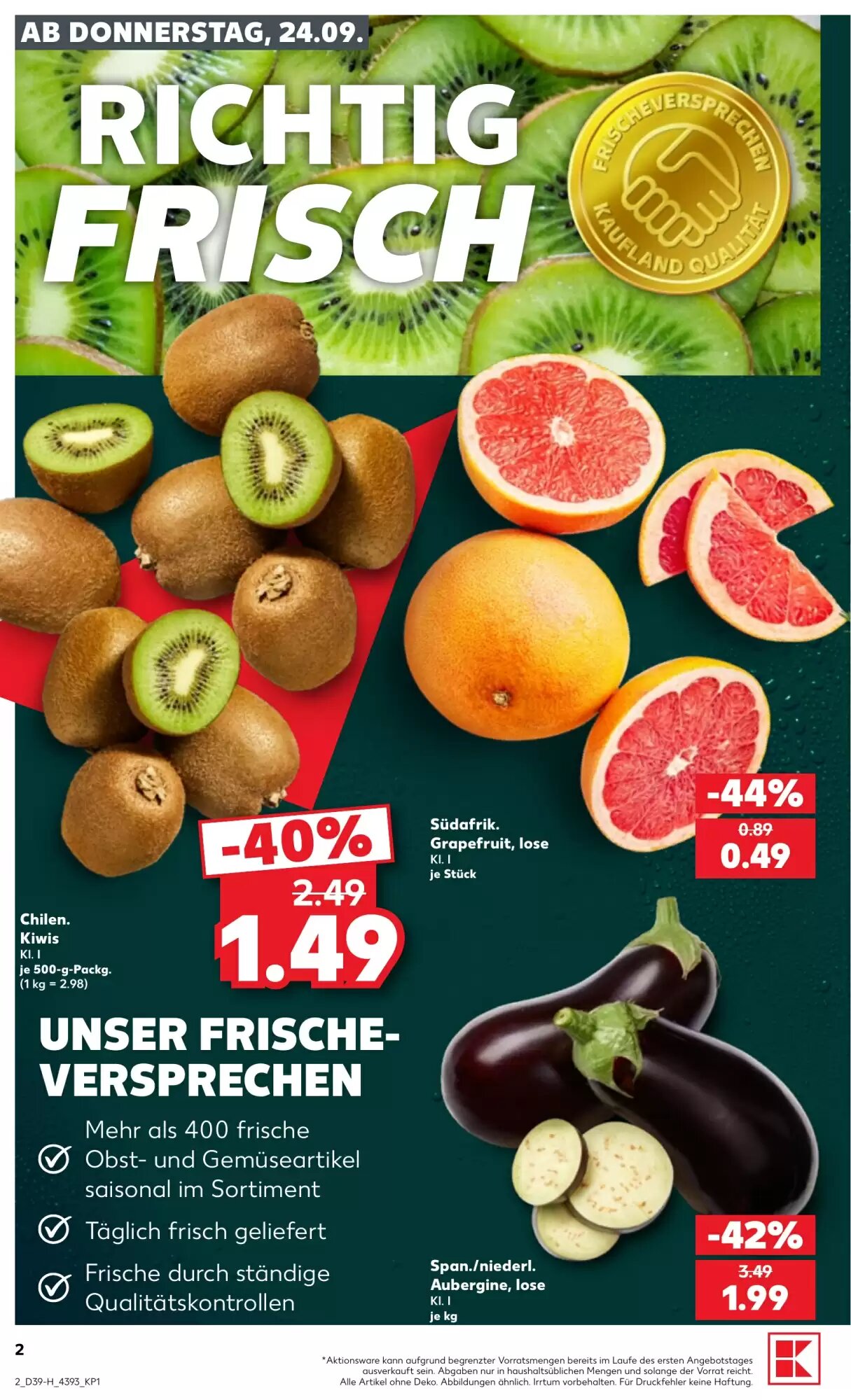 Kaufland Prospekt (ab 24.09.2026) zum Blättern - Seite 2