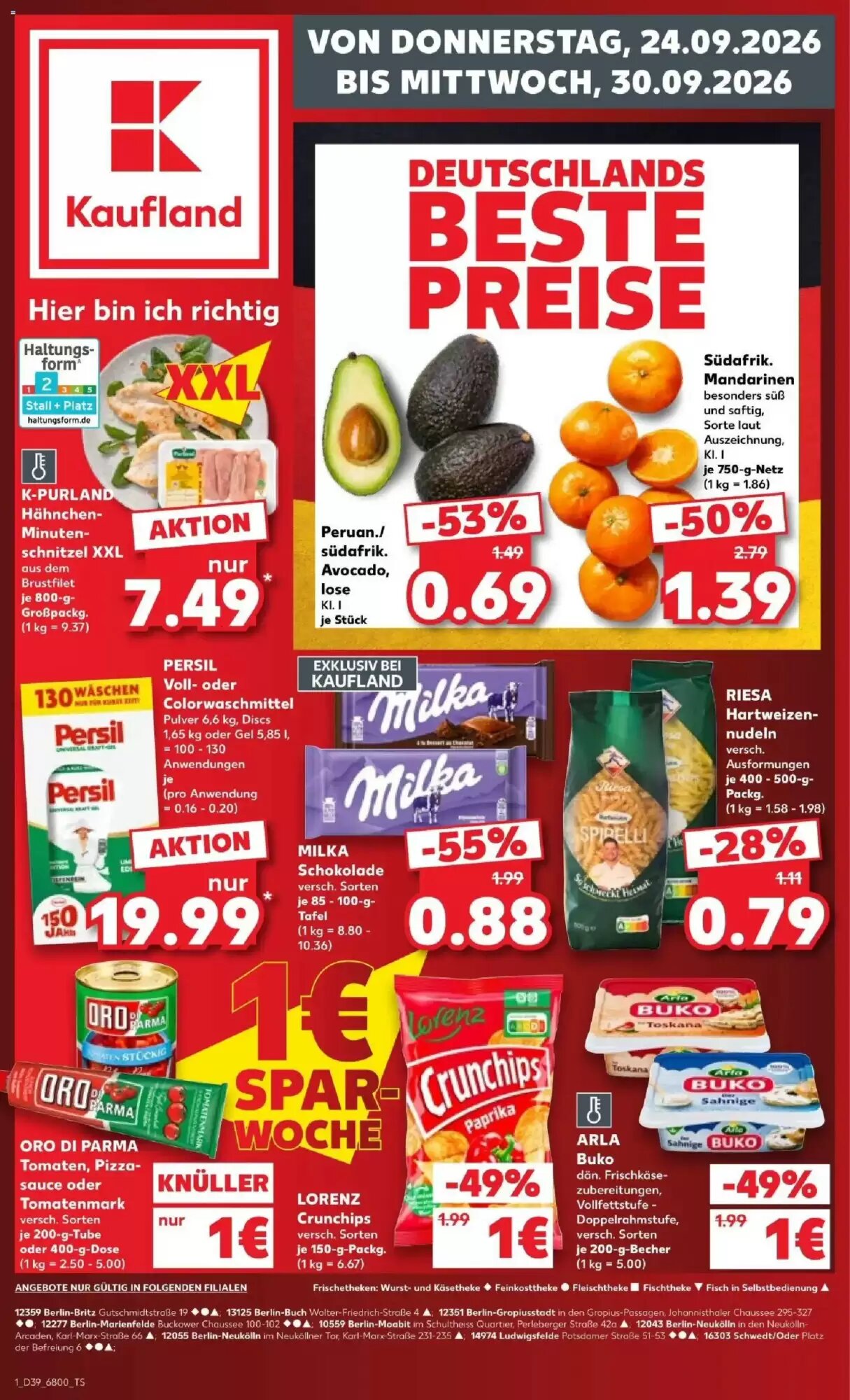 Kaufland Prospekt (ab 24.09.2026) zum Blättern - Seite 1