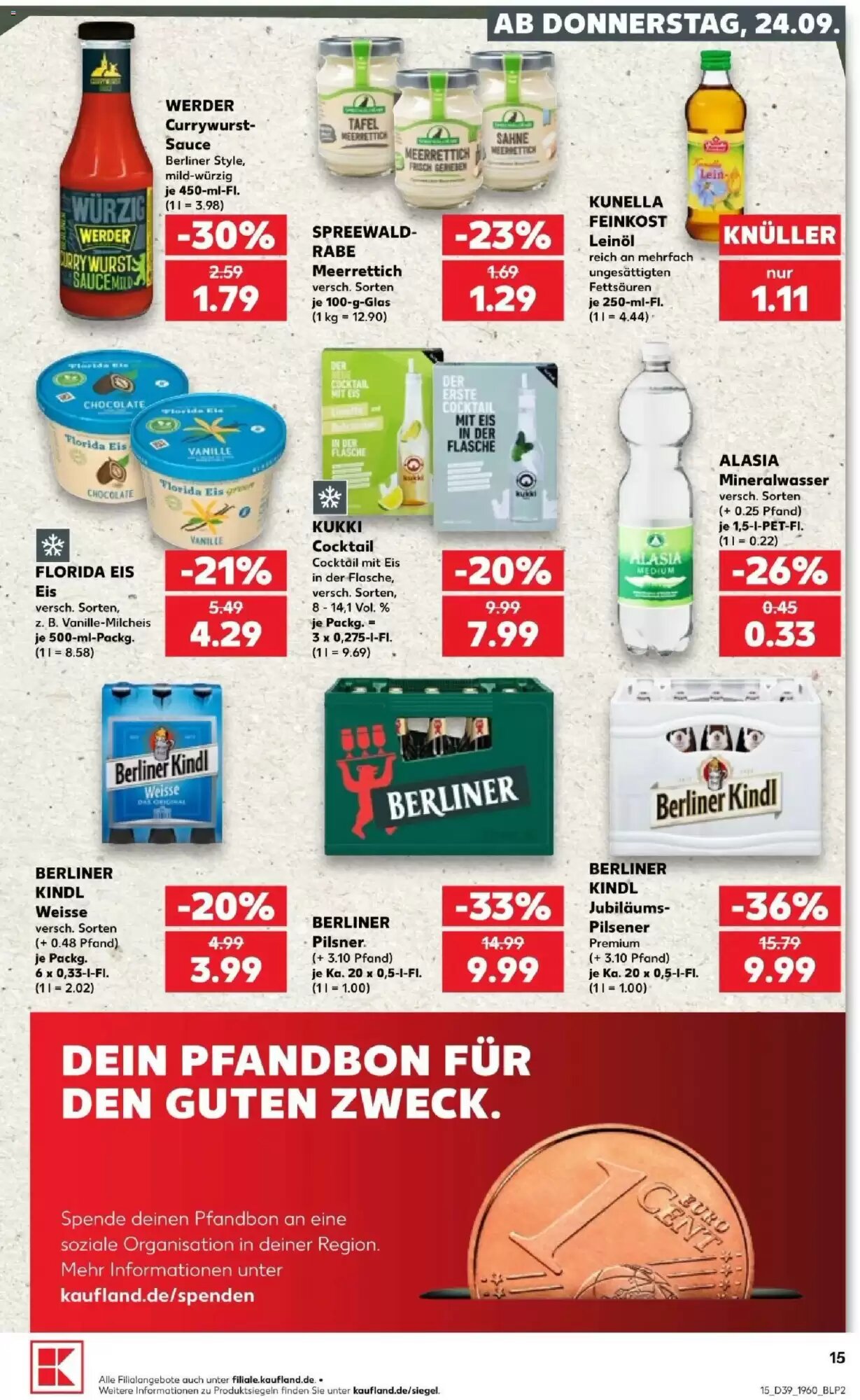 Kaufland Prospekt (ab 24.09.2026) zum Blättern - Seite 15