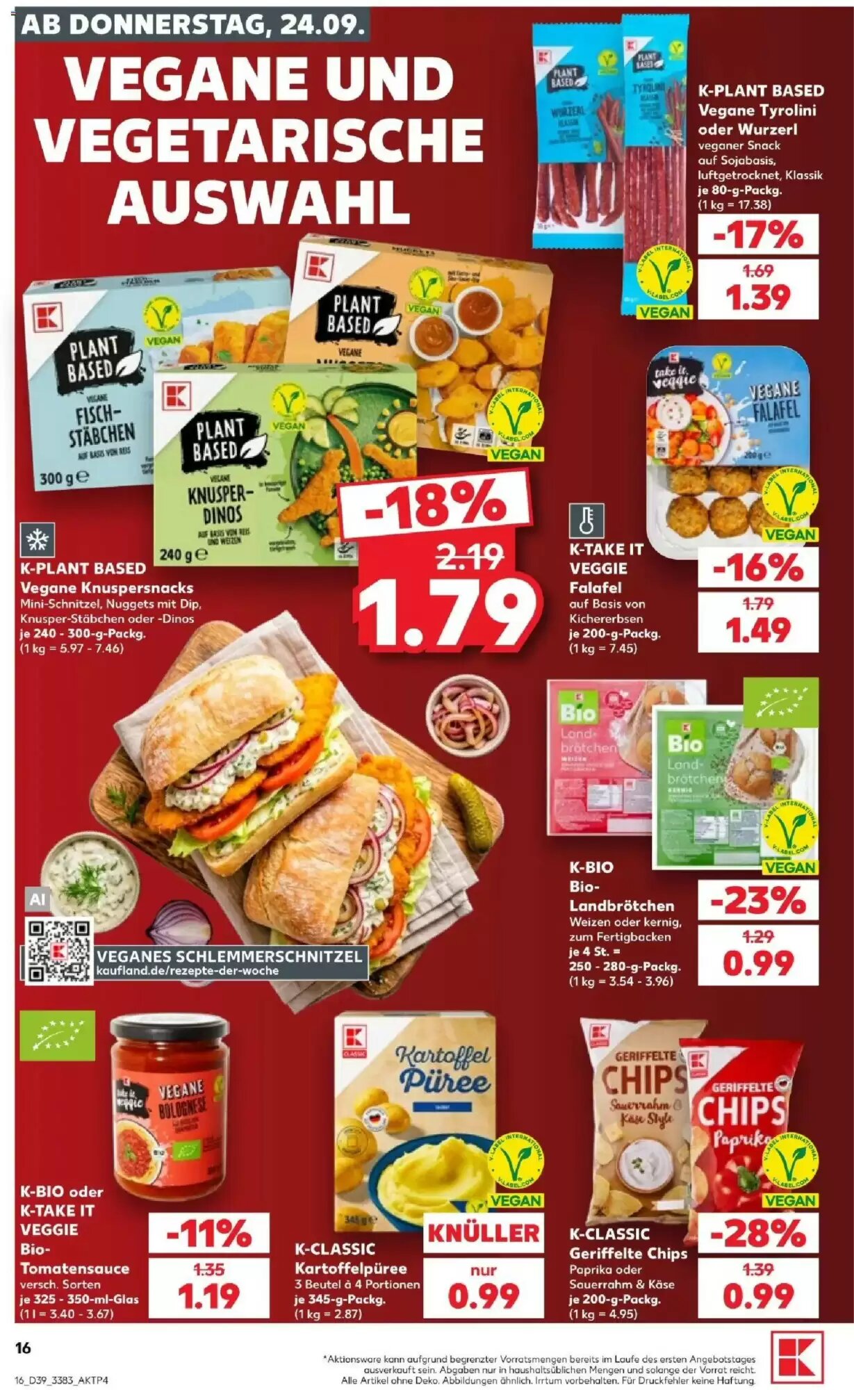Kaufland Prospekt (ab 24.09.2026) zum Blättern - Seite 16