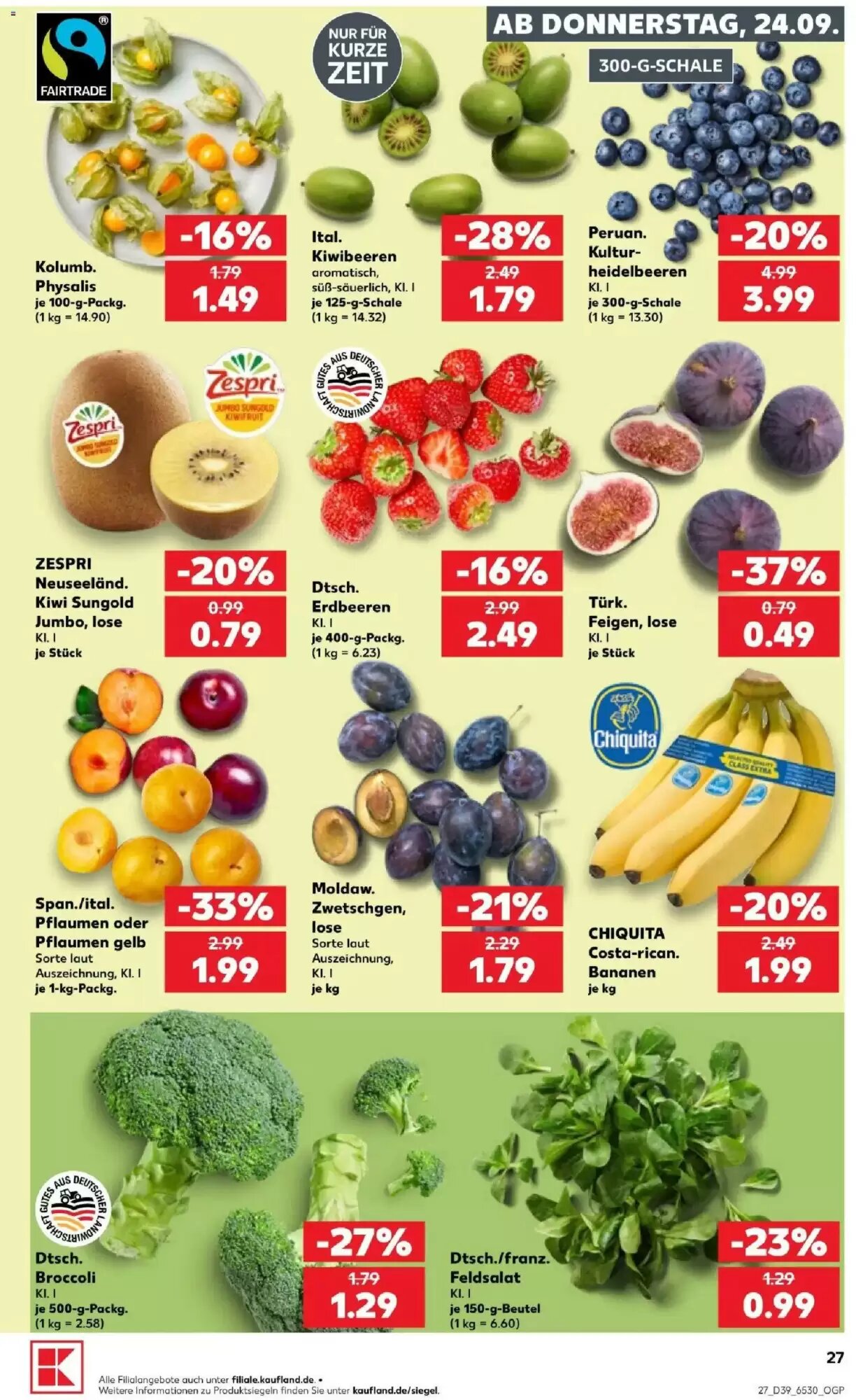 Kaufland Prospekt (ab 24.09.2026) zum Blättern - Seite 27
