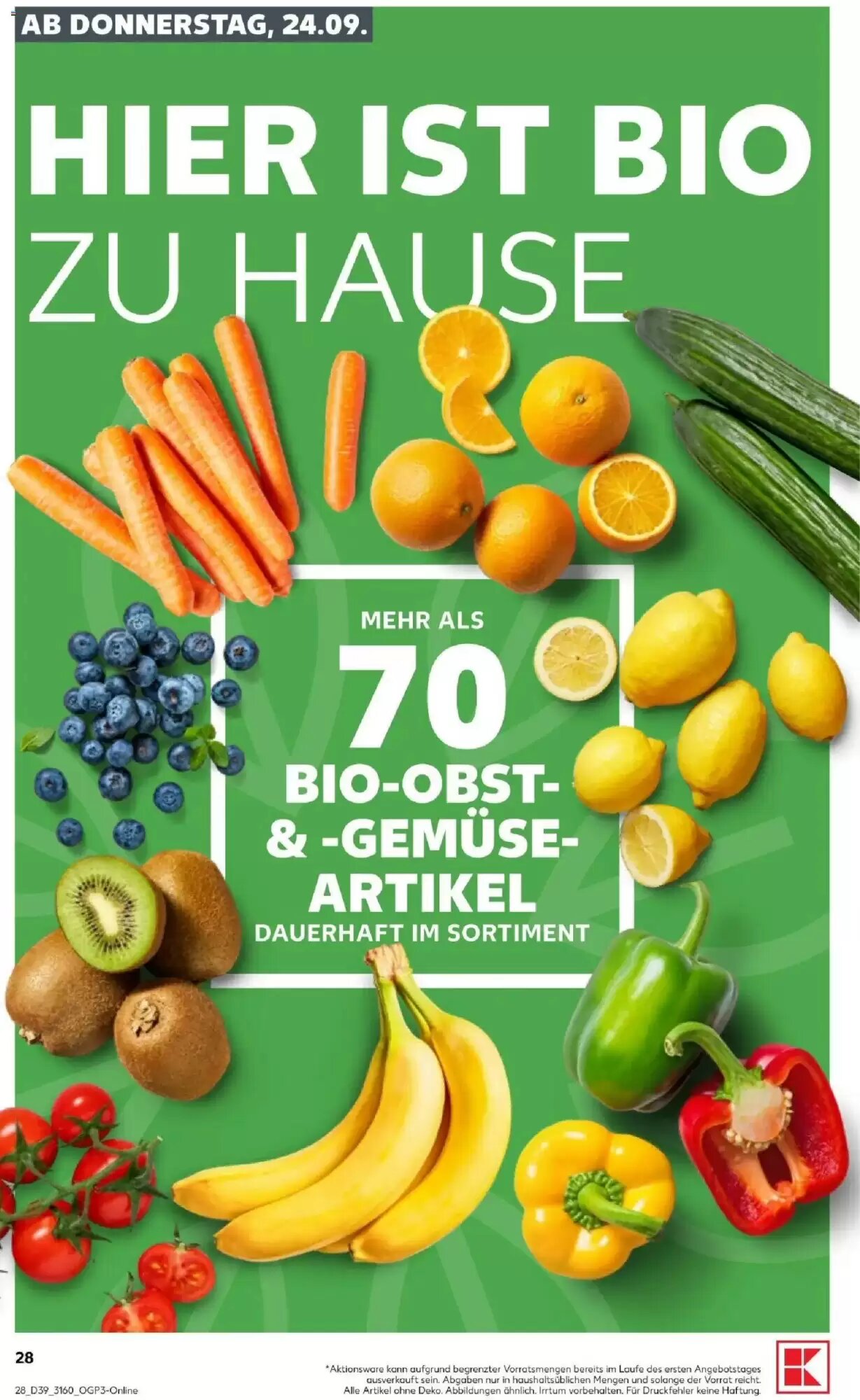 Kaufland Prospekt (ab 24.09.2026) zum Blättern - Seite 28