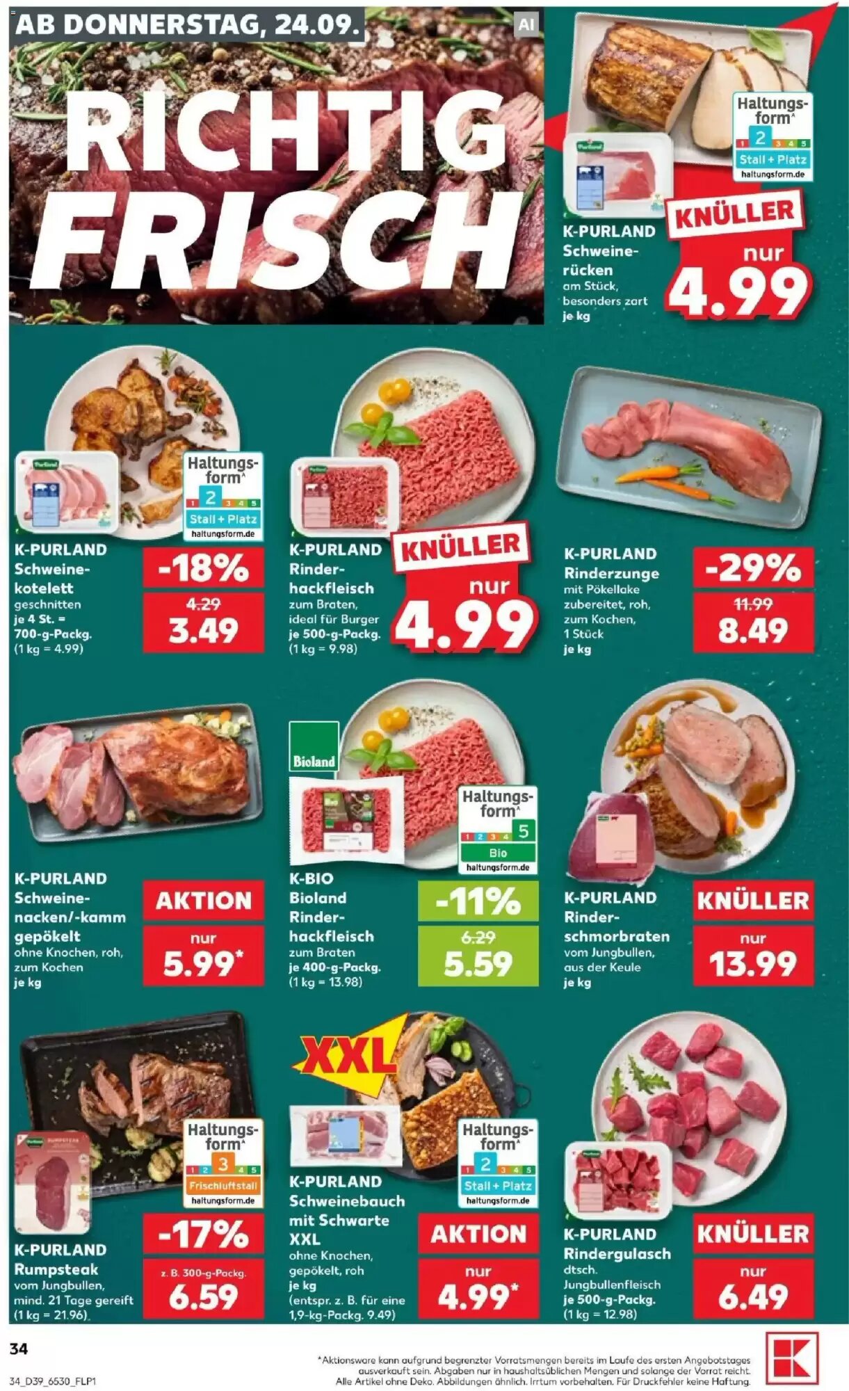 Kaufland Prospekt (ab 24.09.2026) zum Blättern - Seite 34