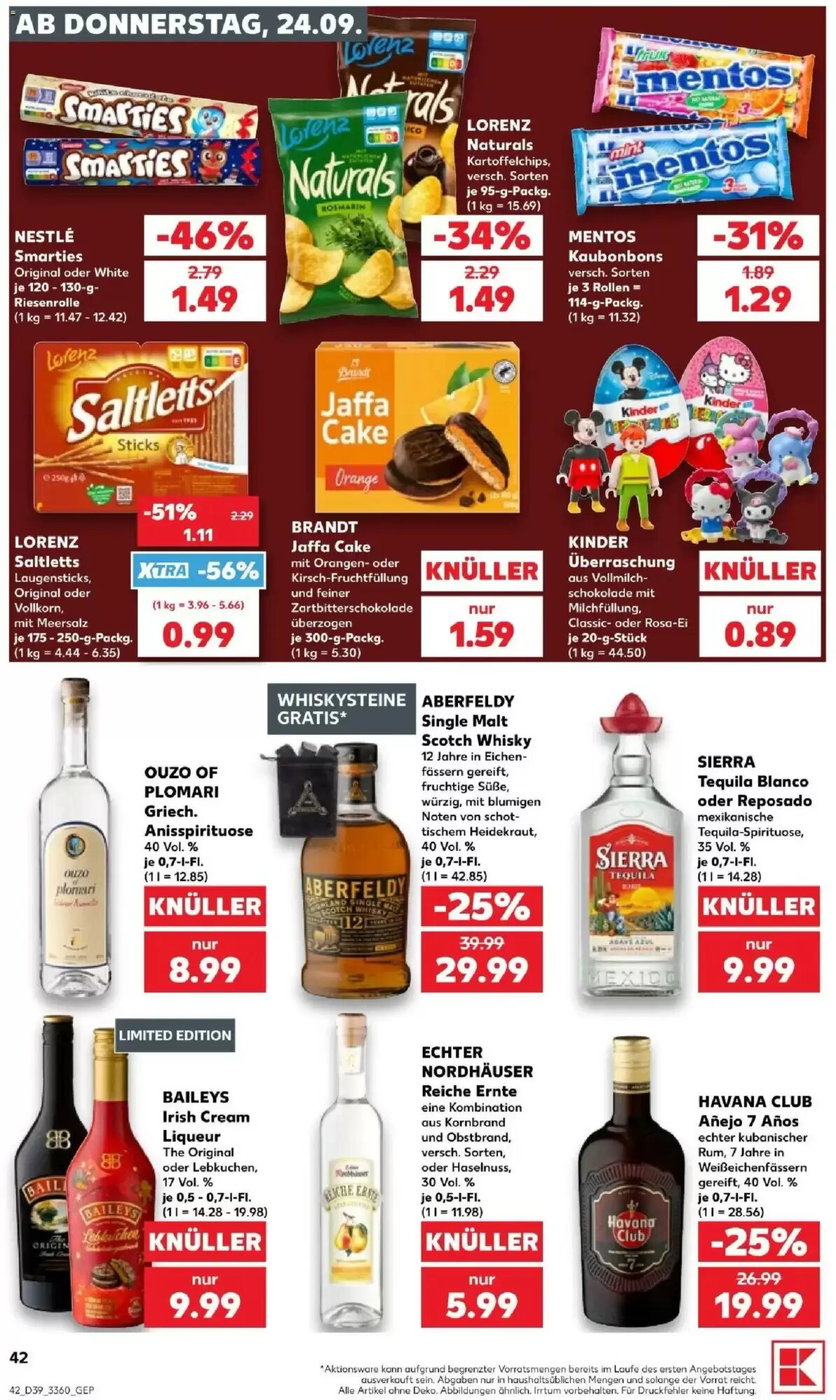 Kaufland Prospekt (ab 24.09.2026) zum Blättern - Seite 42
