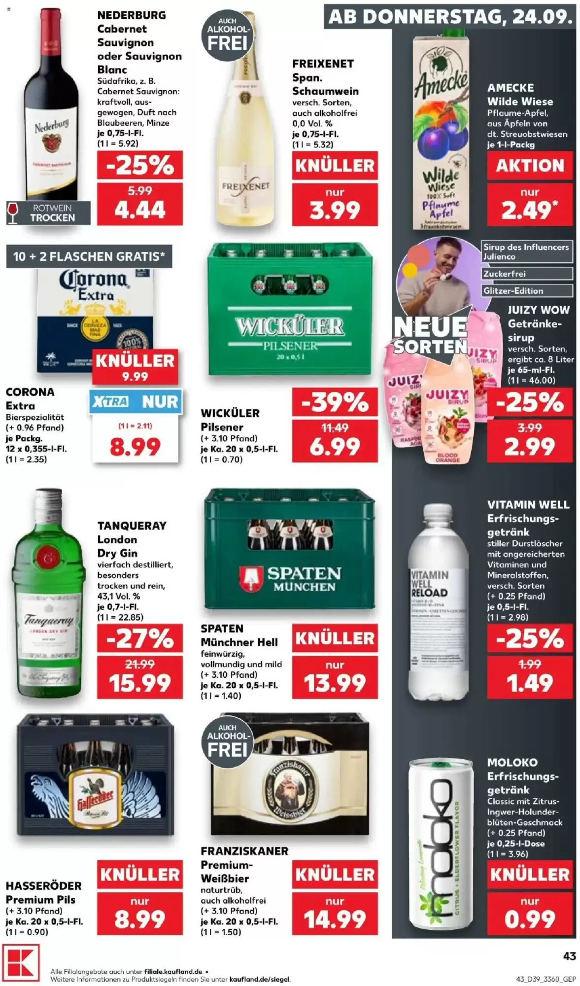 Kaufland Prospekt (ab 24.09.2026) zum Blättern - Seite 43