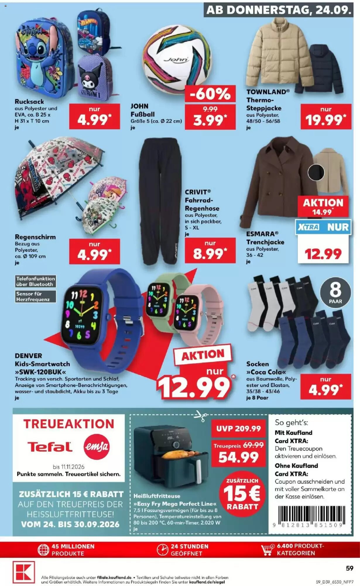 Kaufland Prospekt (ab 24.09.2026) zum Blättern - Seite 59