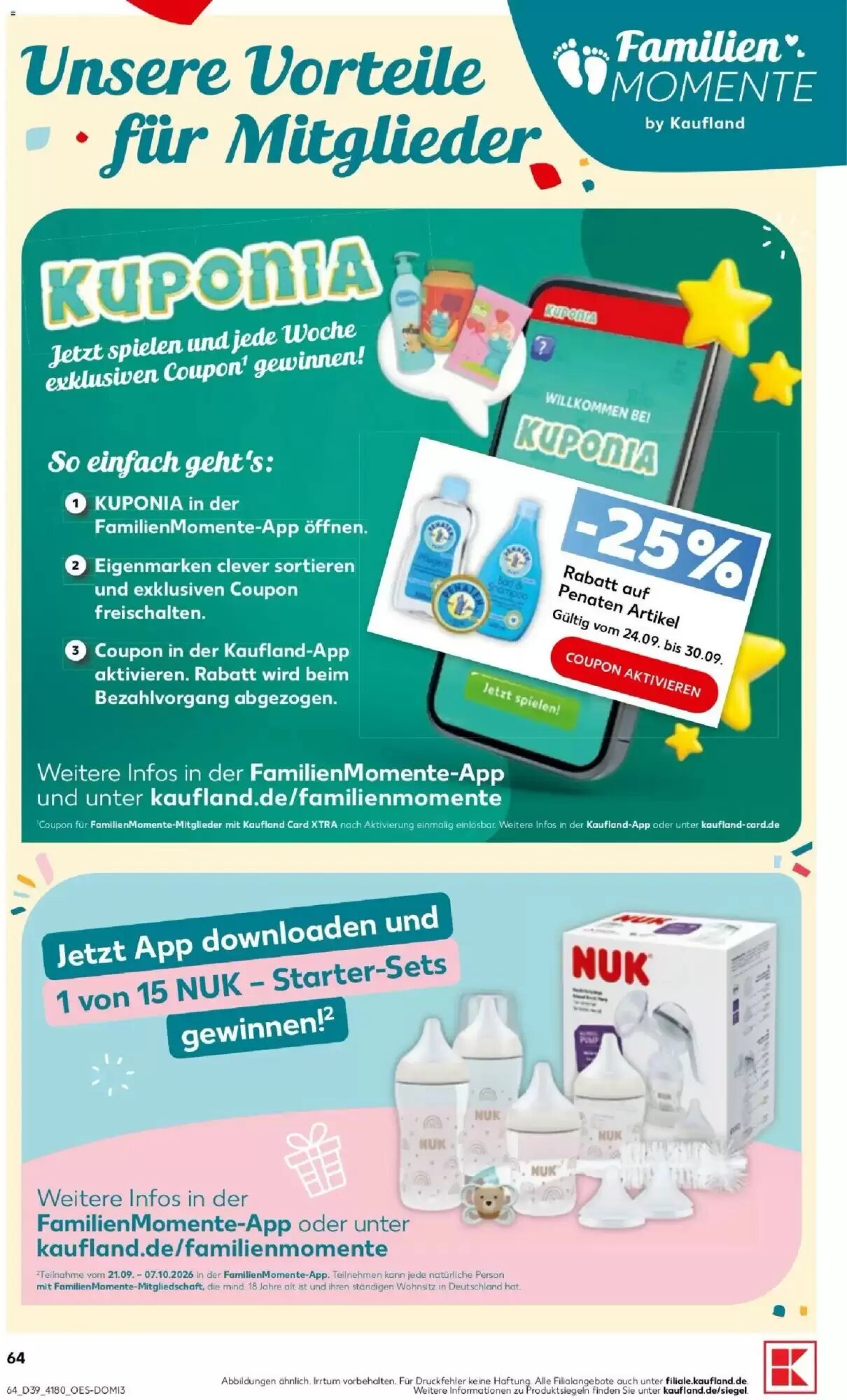 Kaufland Prospekt (ab 24.09.2026) zum Blättern - Seite 64