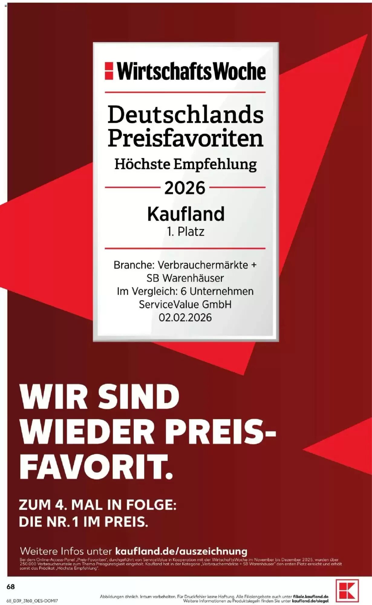 Kaufland Prospekt (ab 24.09.2026) zum Blättern - Seite 68