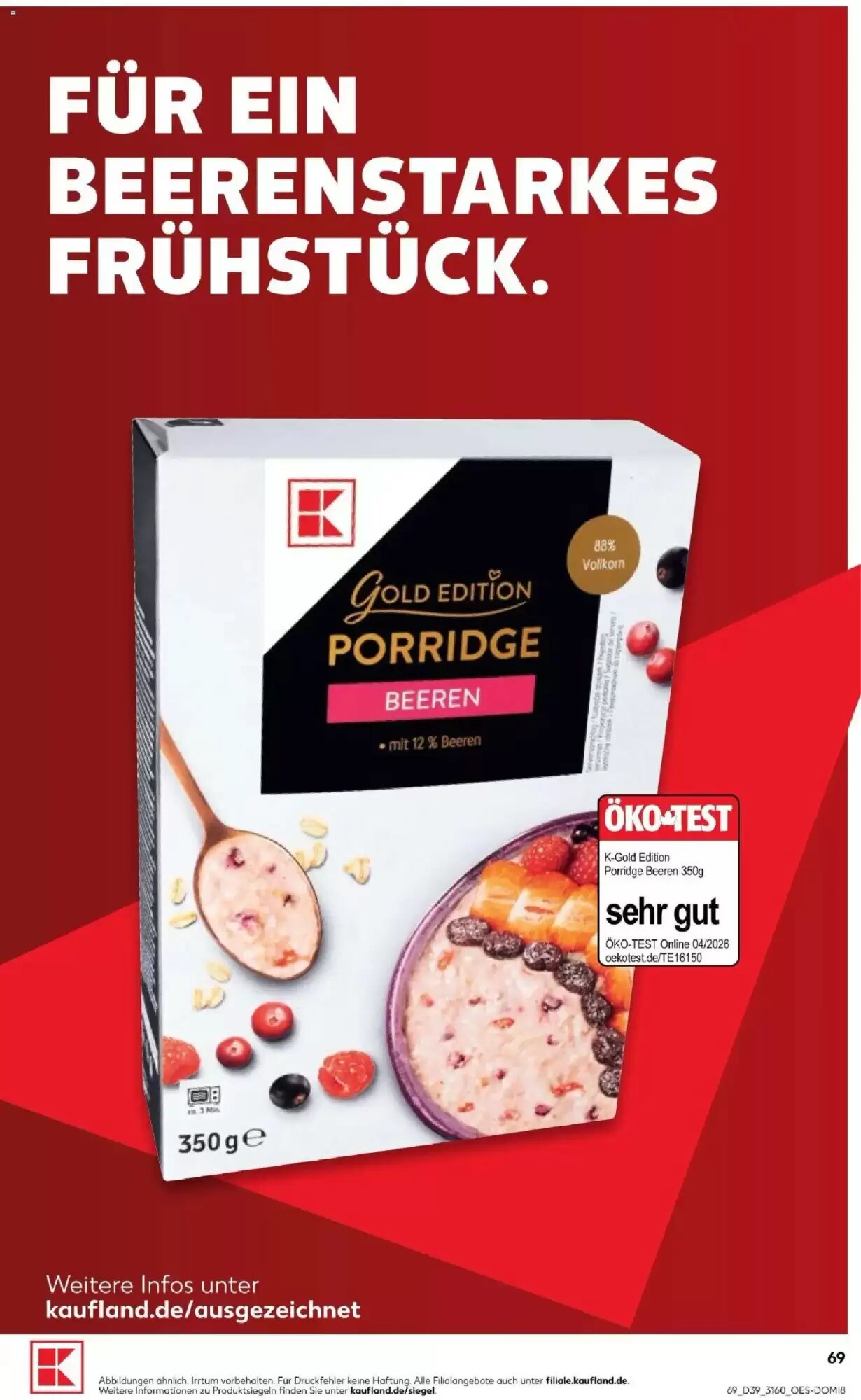 Kaufland Prospekt (ab 24.09.2026) zum Blättern - Seite 69