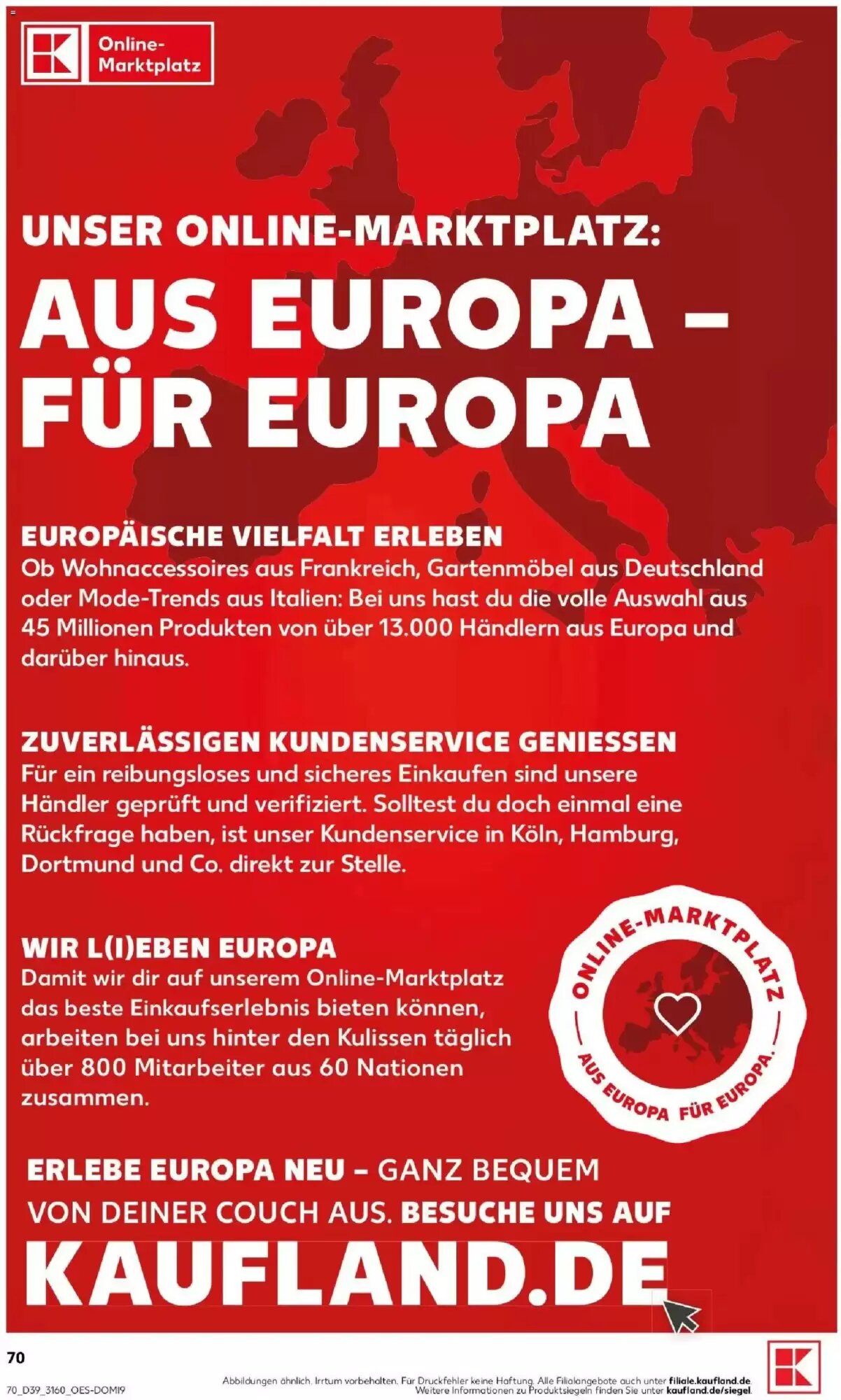Kaufland Prospekt (ab 24.09.2026) zum Blättern - Seite 70