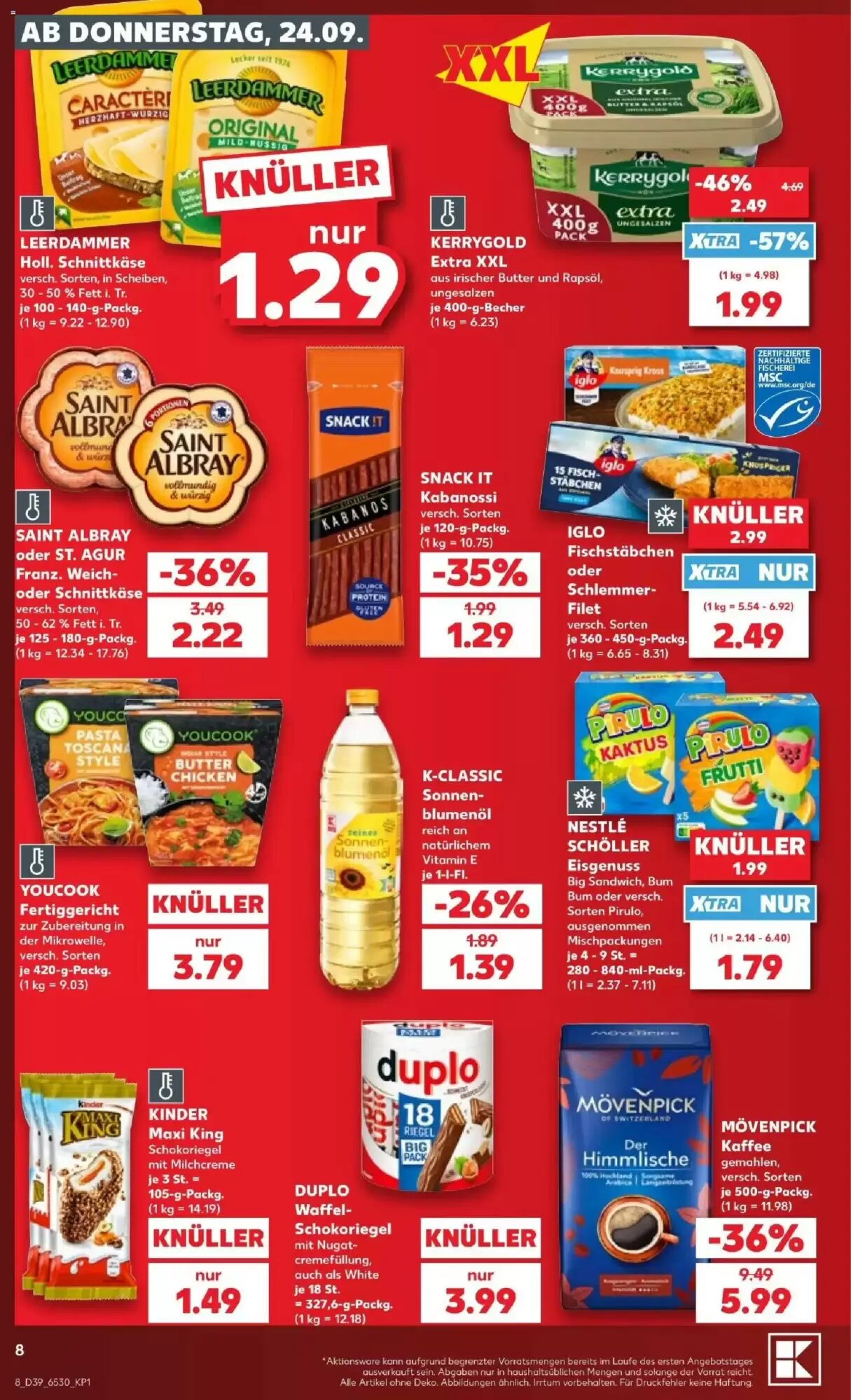Kaufland Prospekt (ab 24.09.2026) zum Blättern - Seite 8