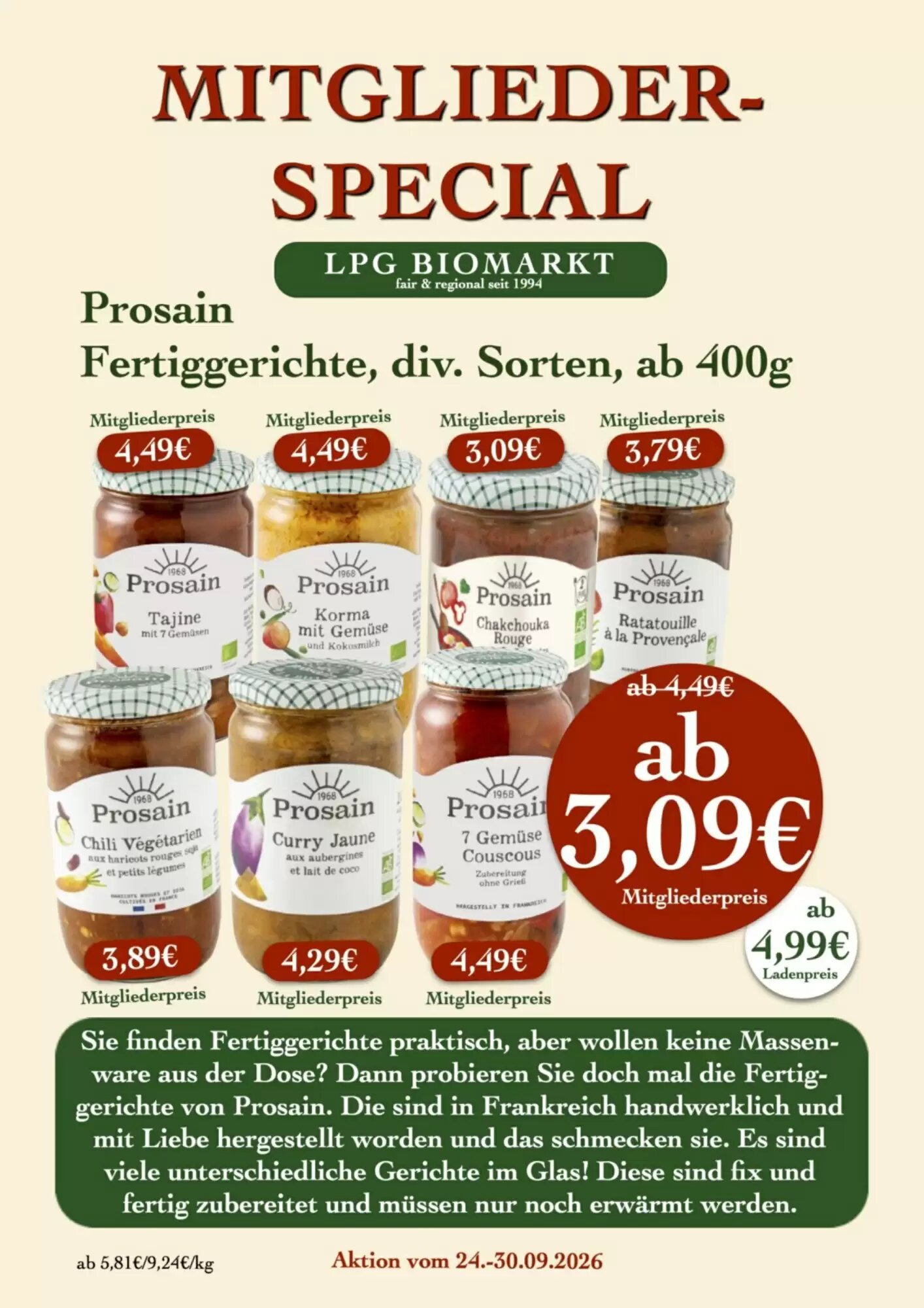LPG Biomarkt Prospekt (ab 24.09.2026) zum Blättern - Seite 11