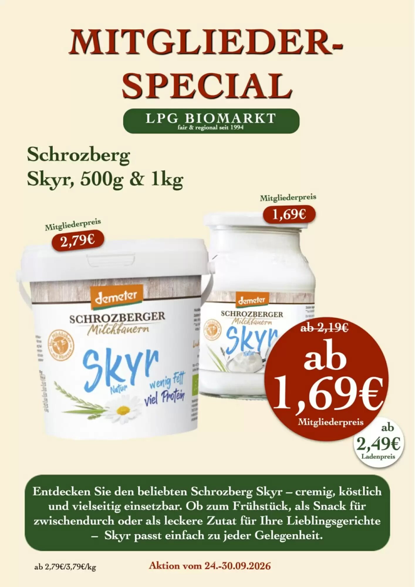 LPG Biomarkt Prospekt (ab 24.09.2026) zum Blättern - Seite 12