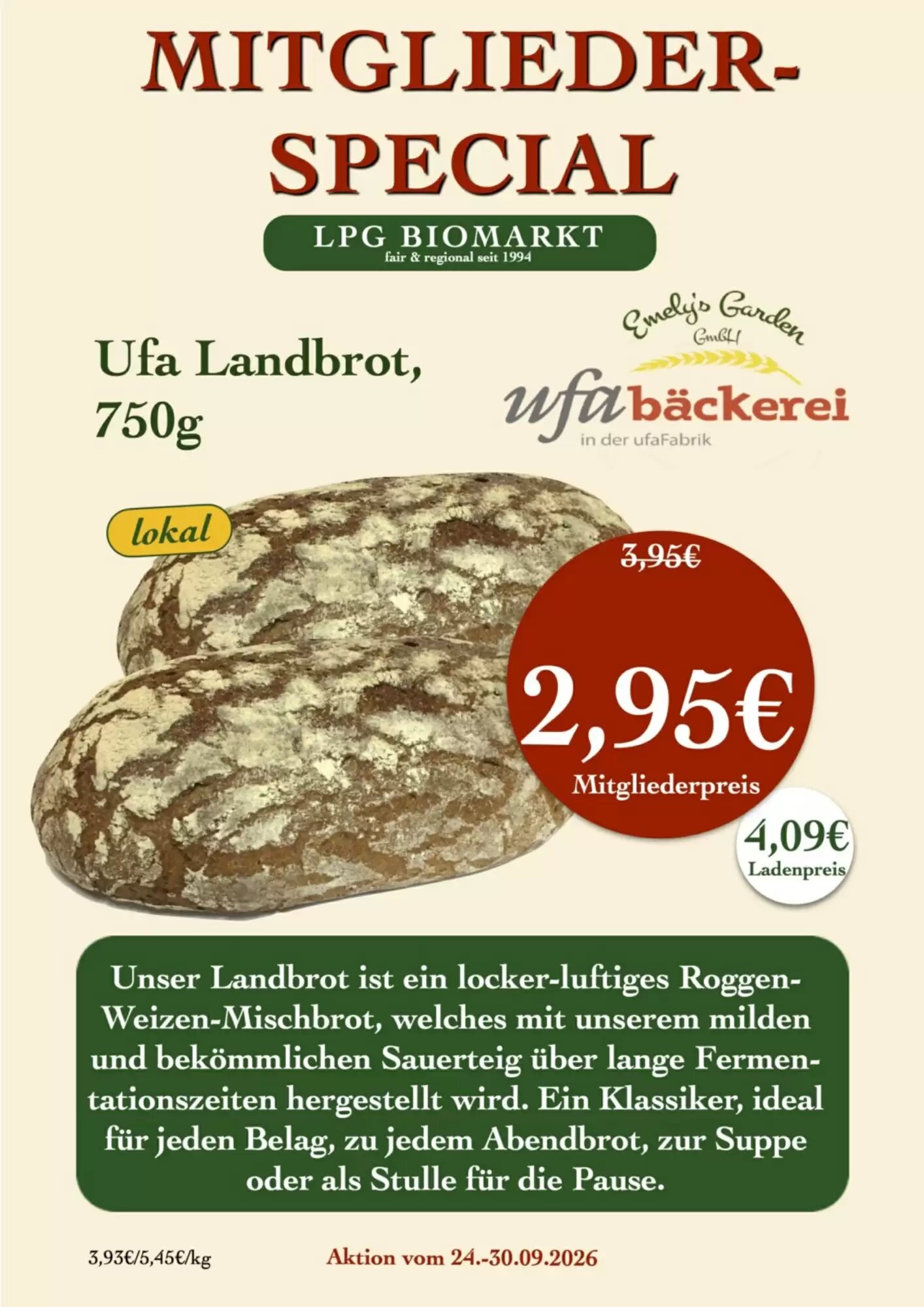 LPG Biomarkt Prospekt (ab 24.09.2026) zum Blättern - Seite 13