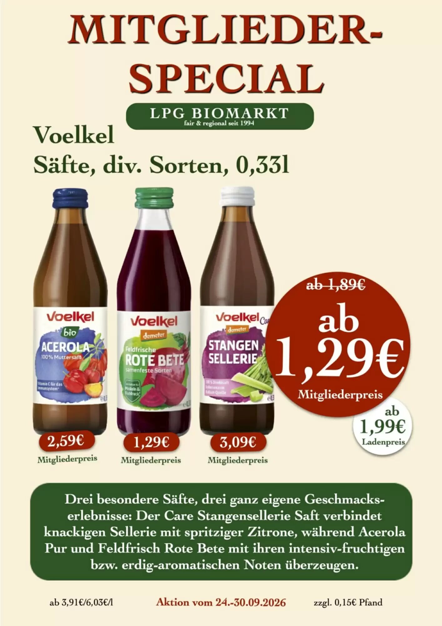 LPG Biomarkt Prospekt (ab 24.09.2026) zum Blättern - Seite 14