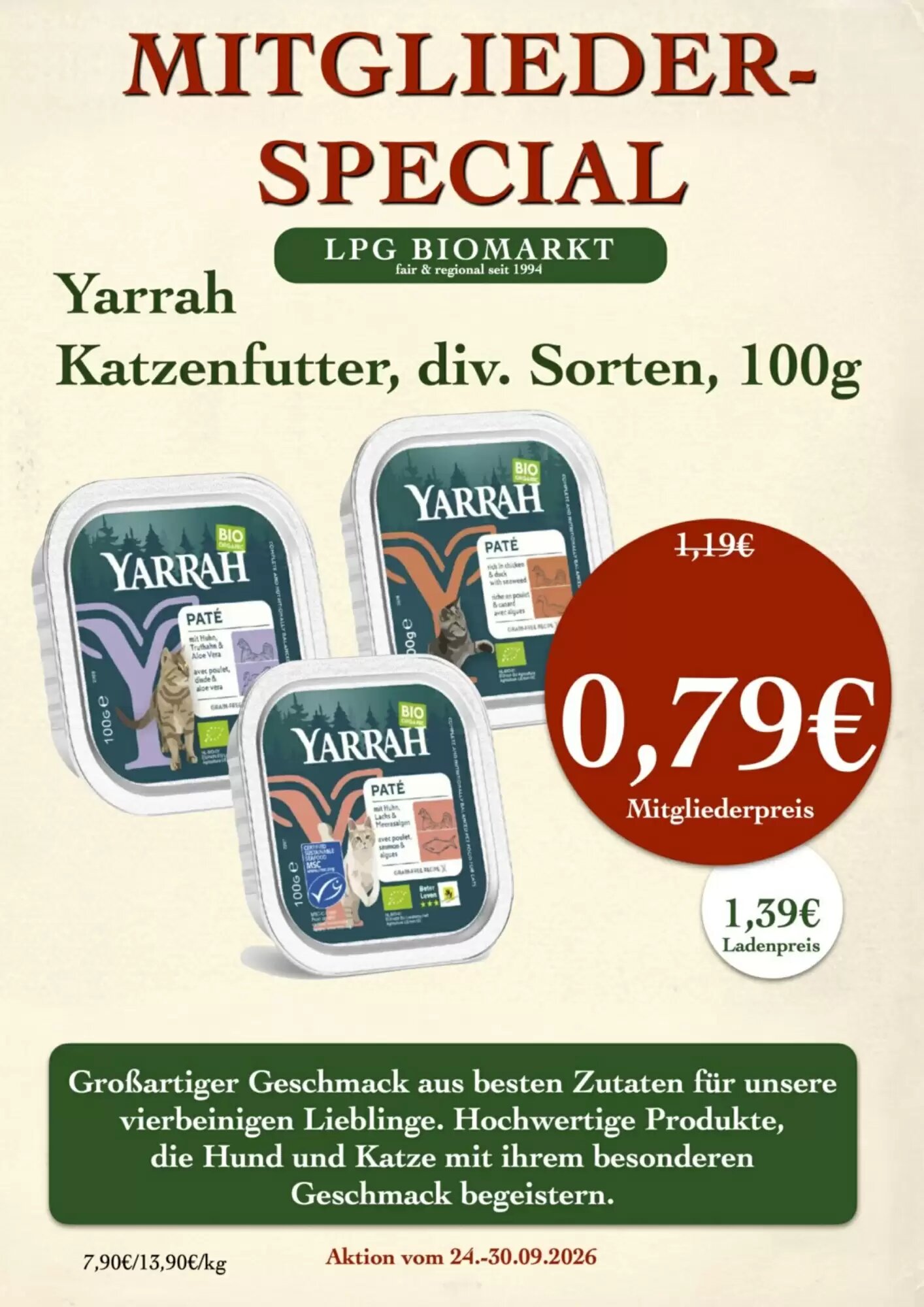 LPG Biomarkt Prospekt (ab 24.09.2026) zum Blättern - Seite 17