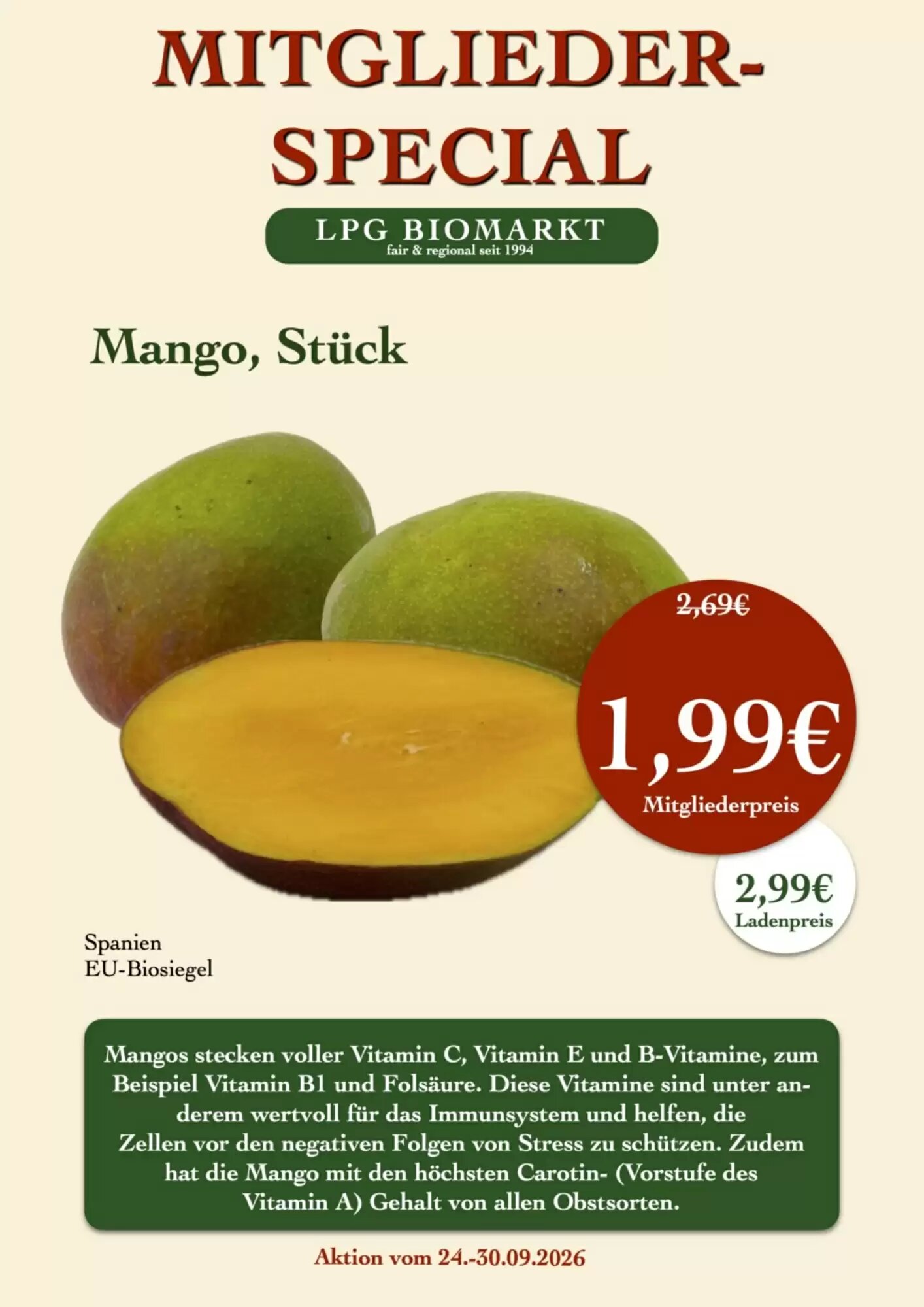 LPG Biomarkt Prospekt (ab 24.09.2026) zum Blättern - Seite 5