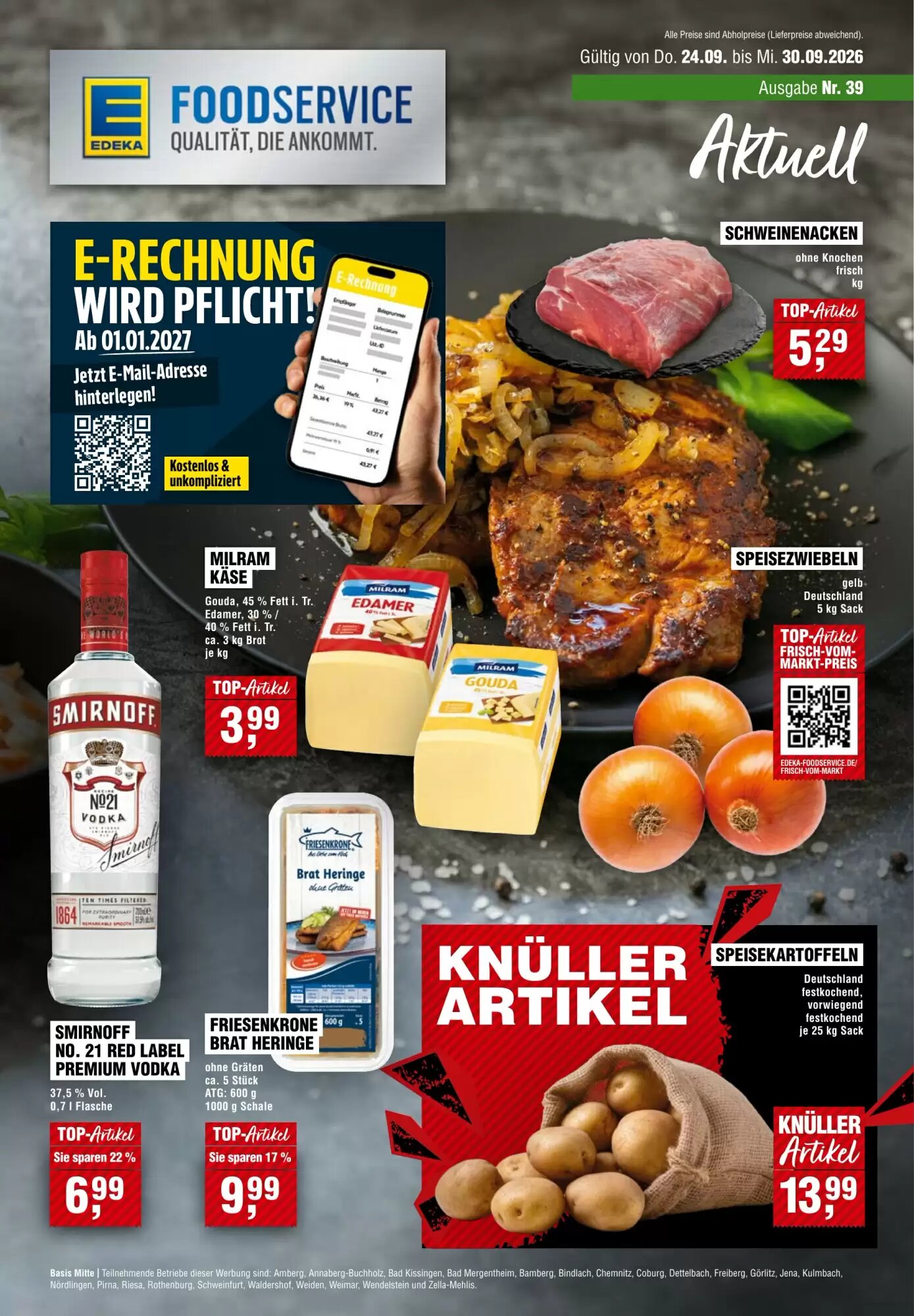 EDEKA Foodservice Prospekt (ab 24.09.2026) zum Blättern - Seite 1