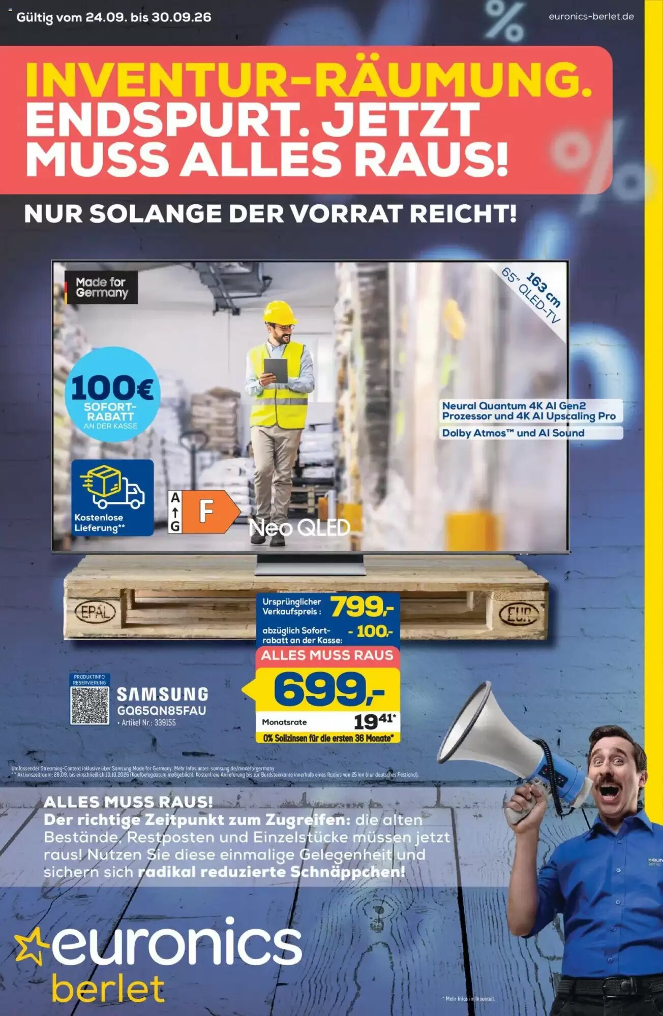 Euronics Prospekt (ab 24.09.2026) zum Blättern - Seite 1