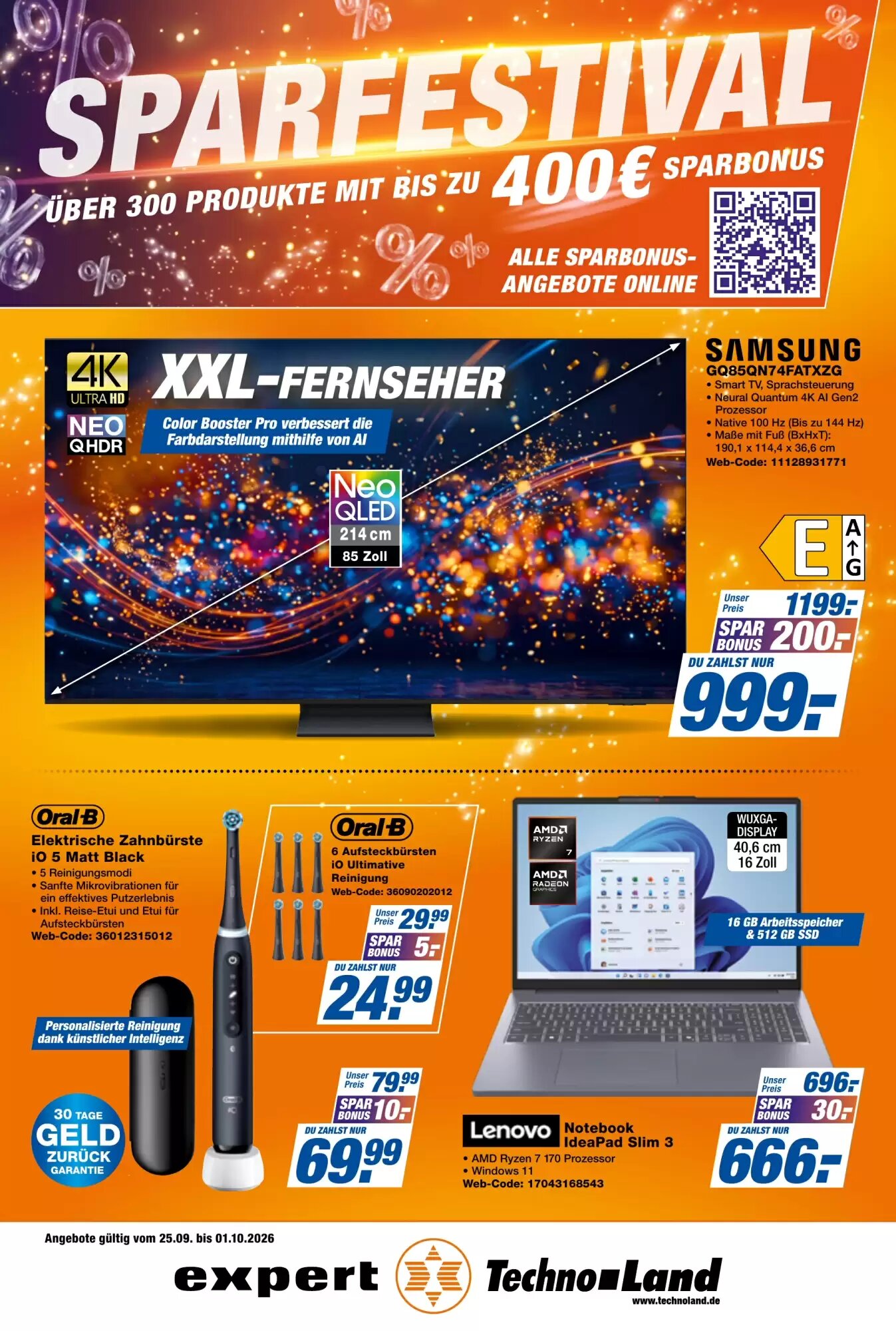 expert Techno Land Prospekt (ab 25.09.2026) zum Blättern - Seite 1