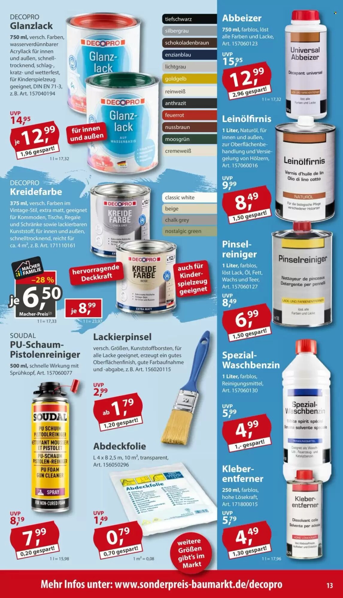 Sonderpreis Baumarkt Prospekt (ab 26.09.2026) zum Blättern - Seite 13