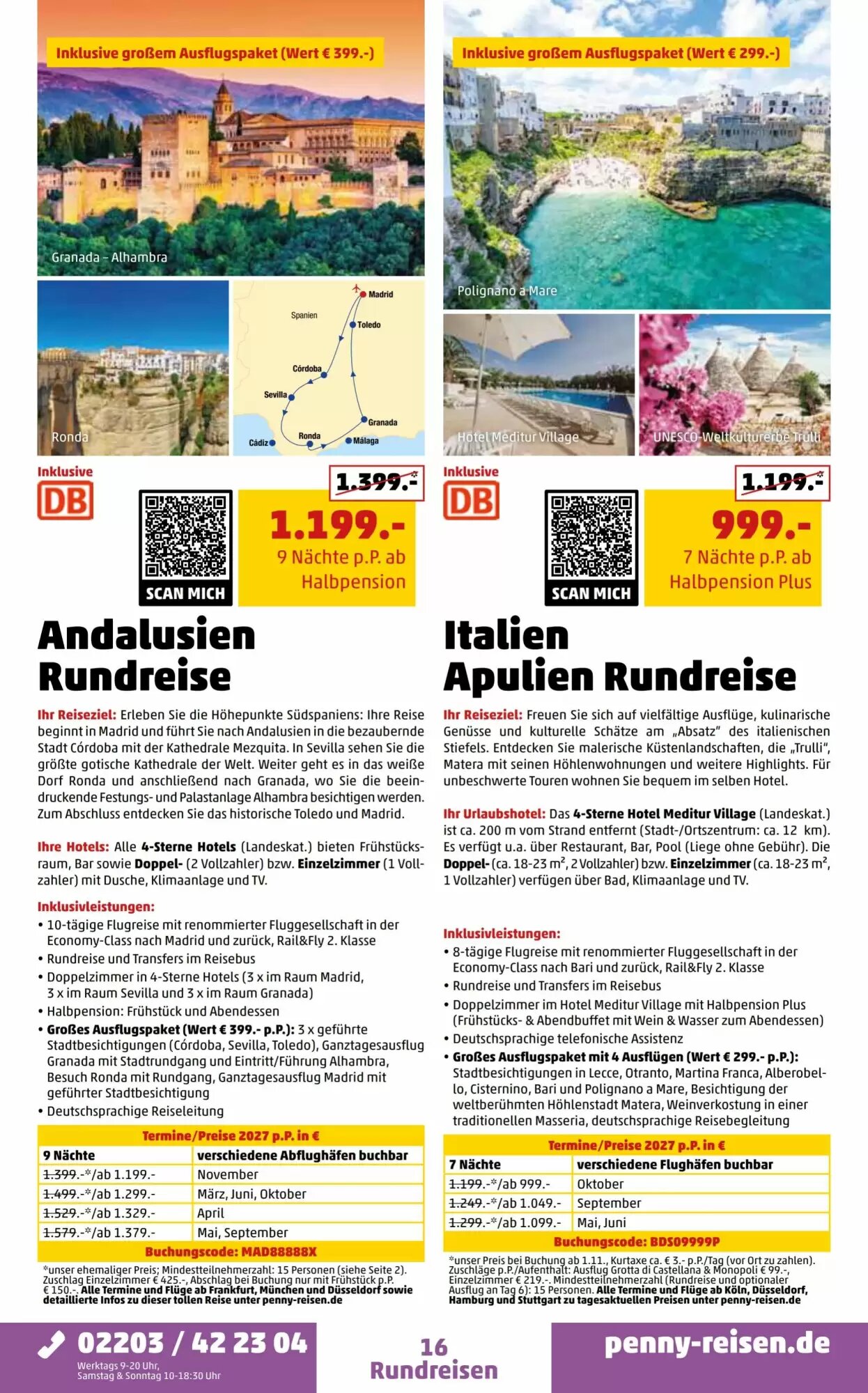 Penny Reisen Prospekt (ab 26.09.2026) zum Blättern - Seite 16