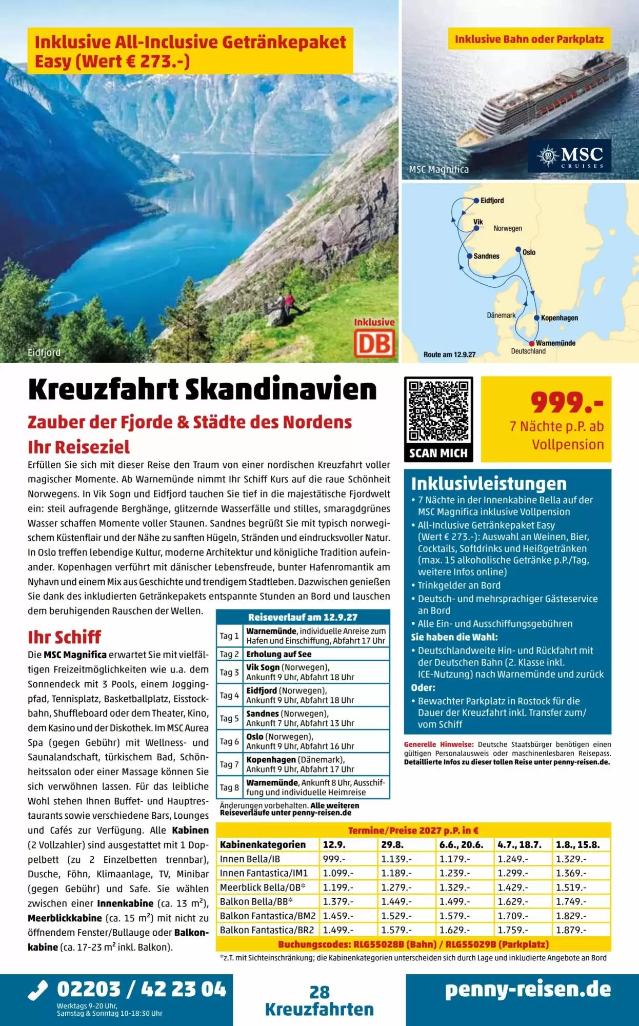 Penny Reisen Prospekt (ab 26.09.2026) zum Blättern - Seite 28