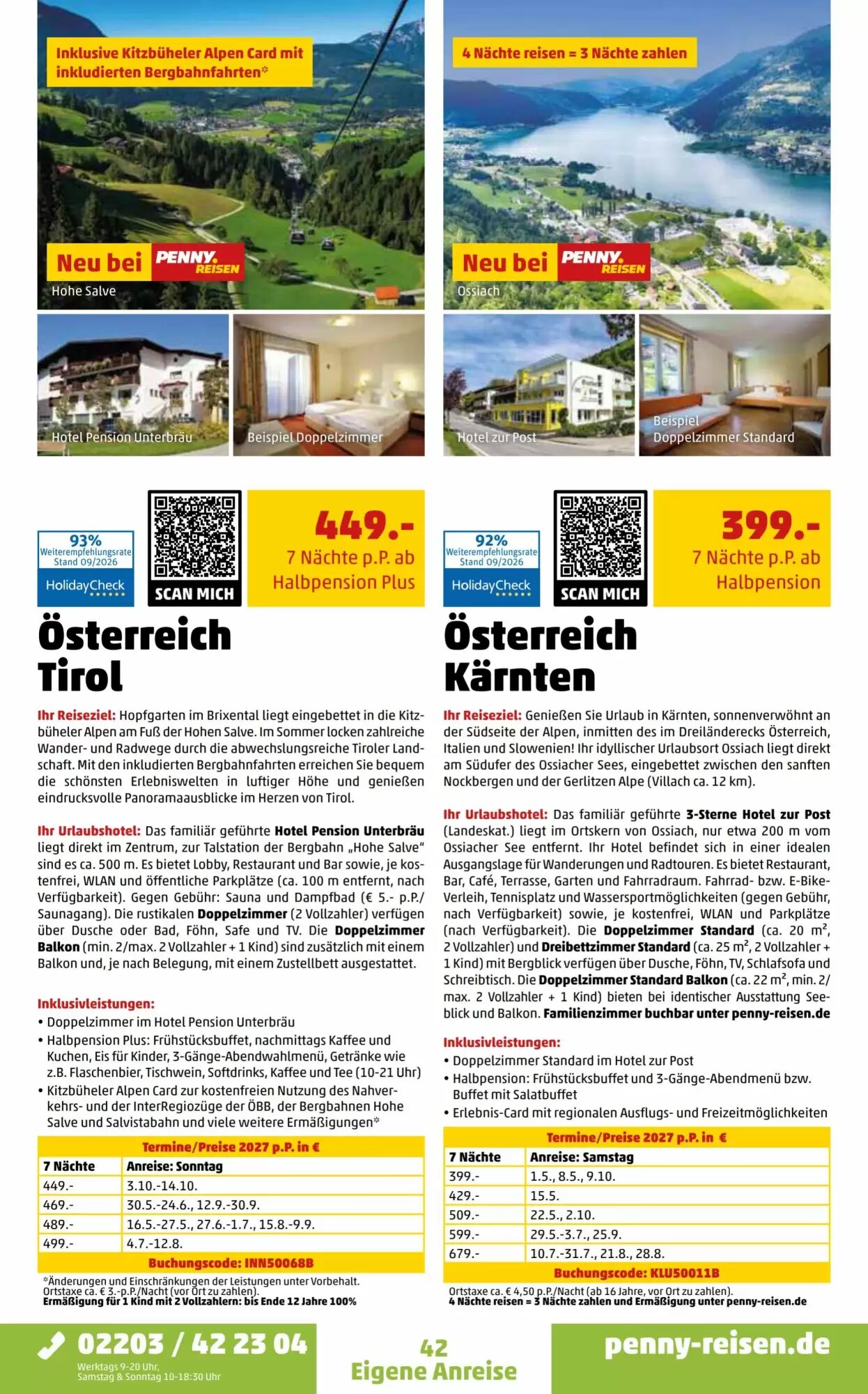 Penny Reisen Prospekt (ab 26.09.2026) zum Blättern - Seite 42