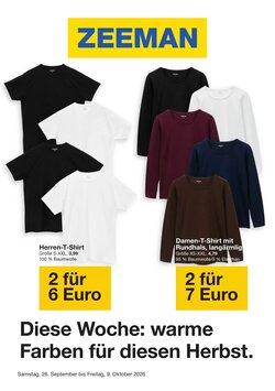 Zeeman Prospekt (ab 26.09.2026) zum Blättern