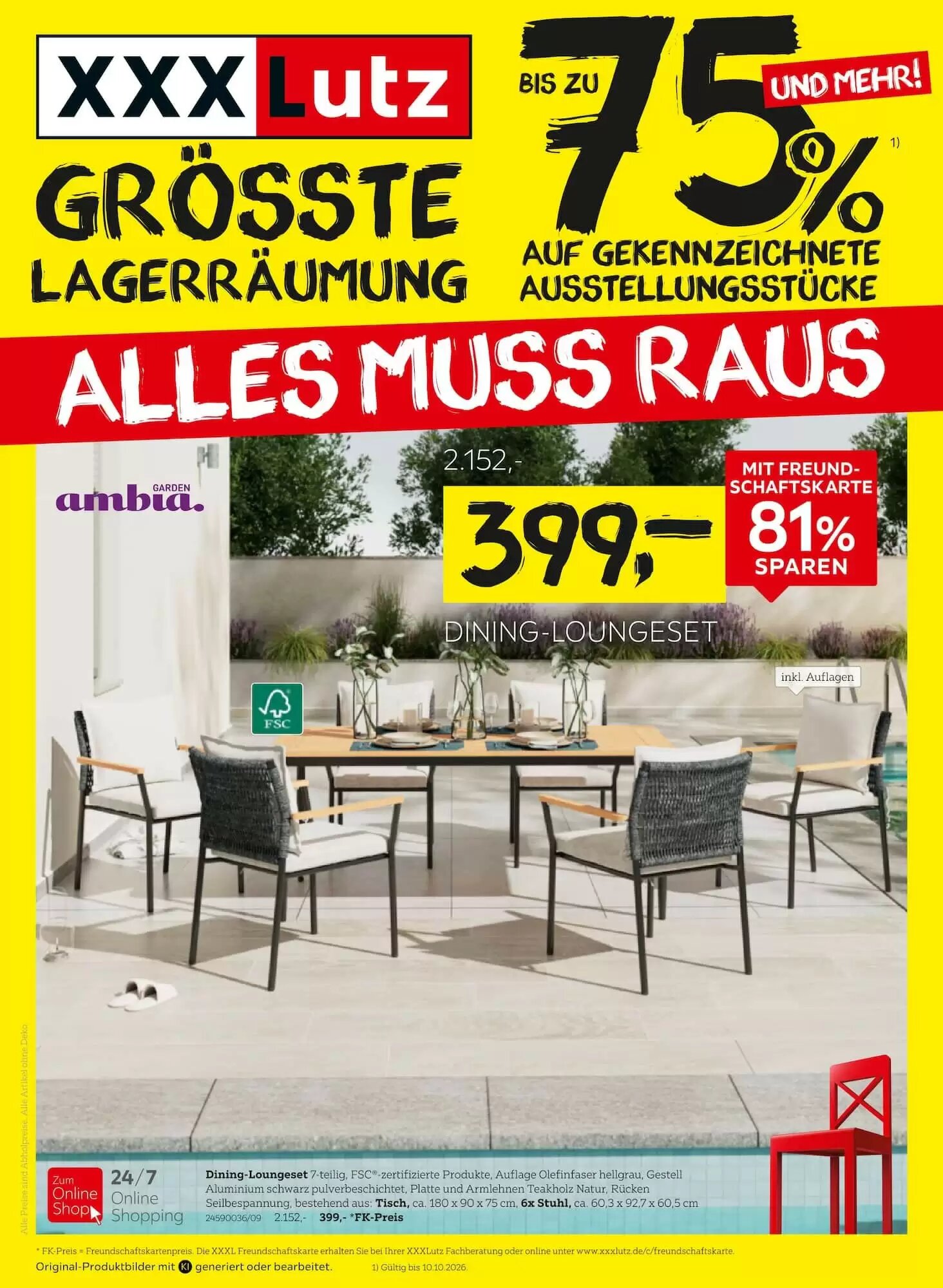 XXXLutz Prospekt (ab 26.09.2026) zum Blättern - Seite 1