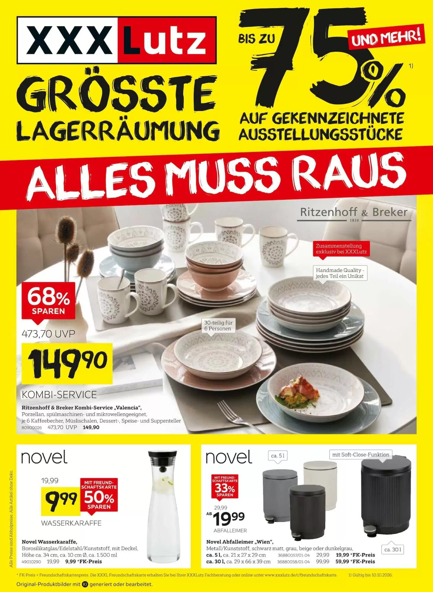 XXXLutz Prospekt (ab 26.09.2026) zum Blättern - Seite 1