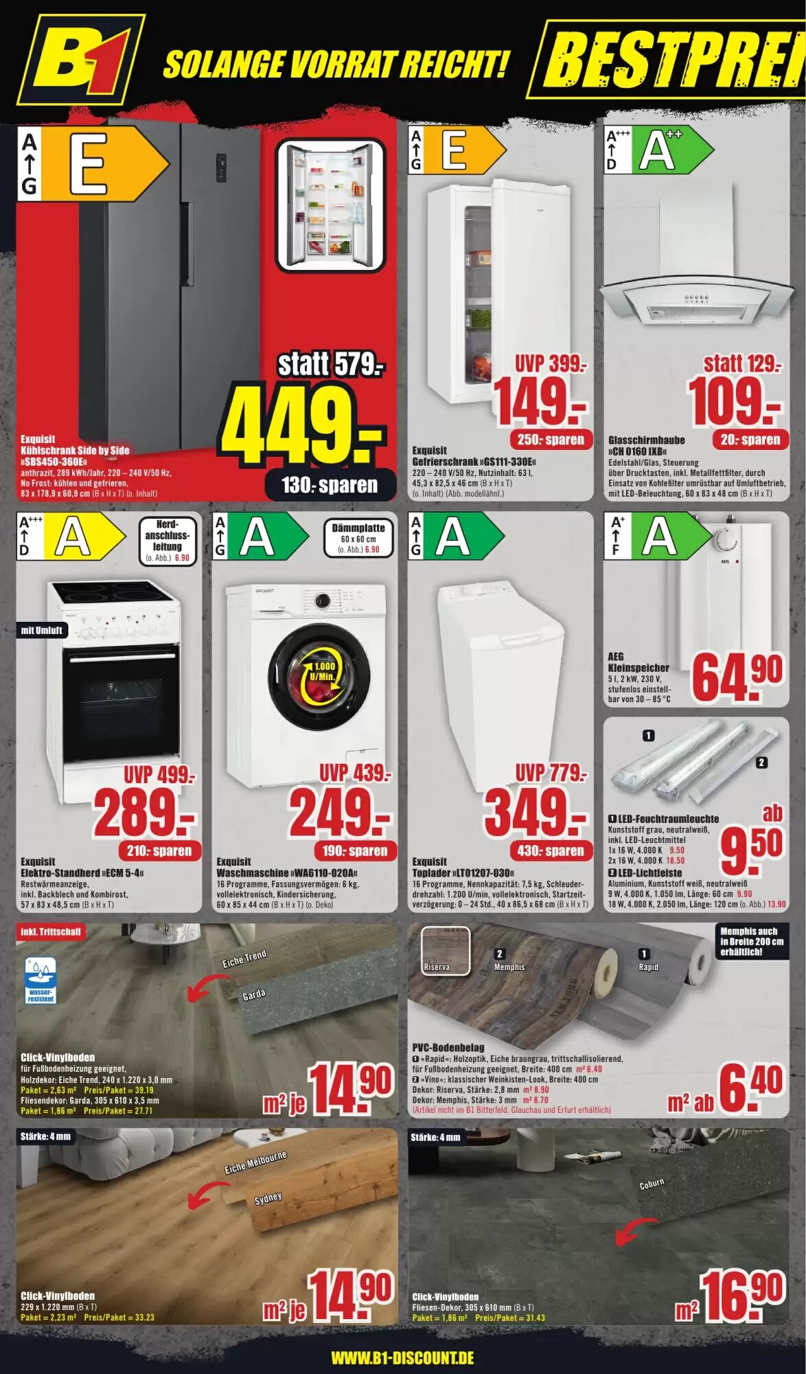 B1 Discount Baumarkt Prospekt (ab 27.09.2026) zum Blättern - Seite 2