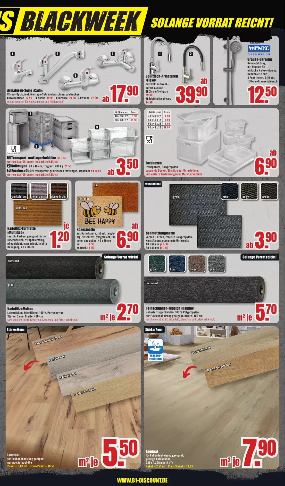 B1 Discount Baumarkt Prospekt (ab 27.09.2026) zum Blättern - Seite 3