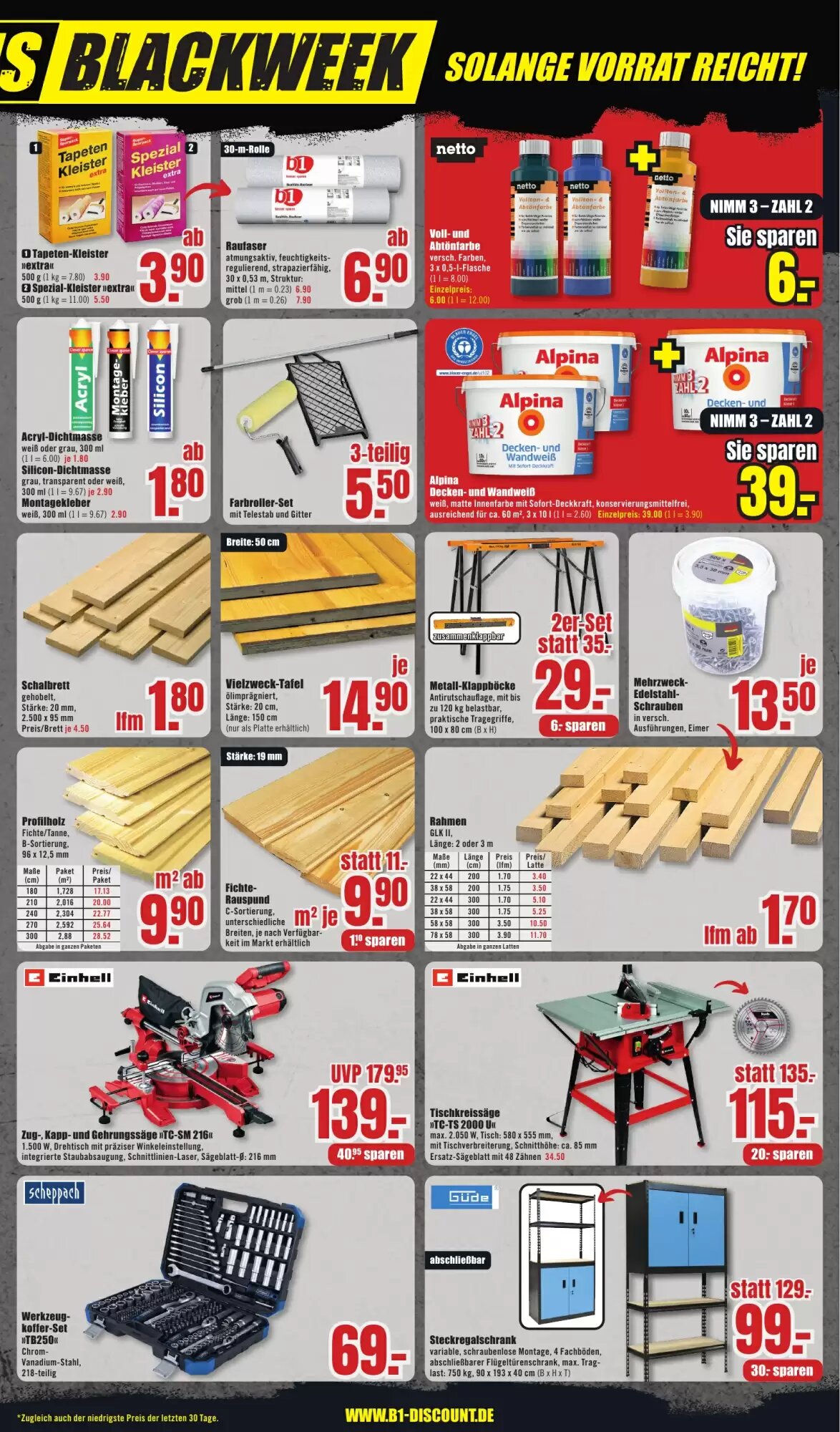 B1 Discount Baumarkt Prospekt (ab 27.09.2026) zum Blättern - Seite 5