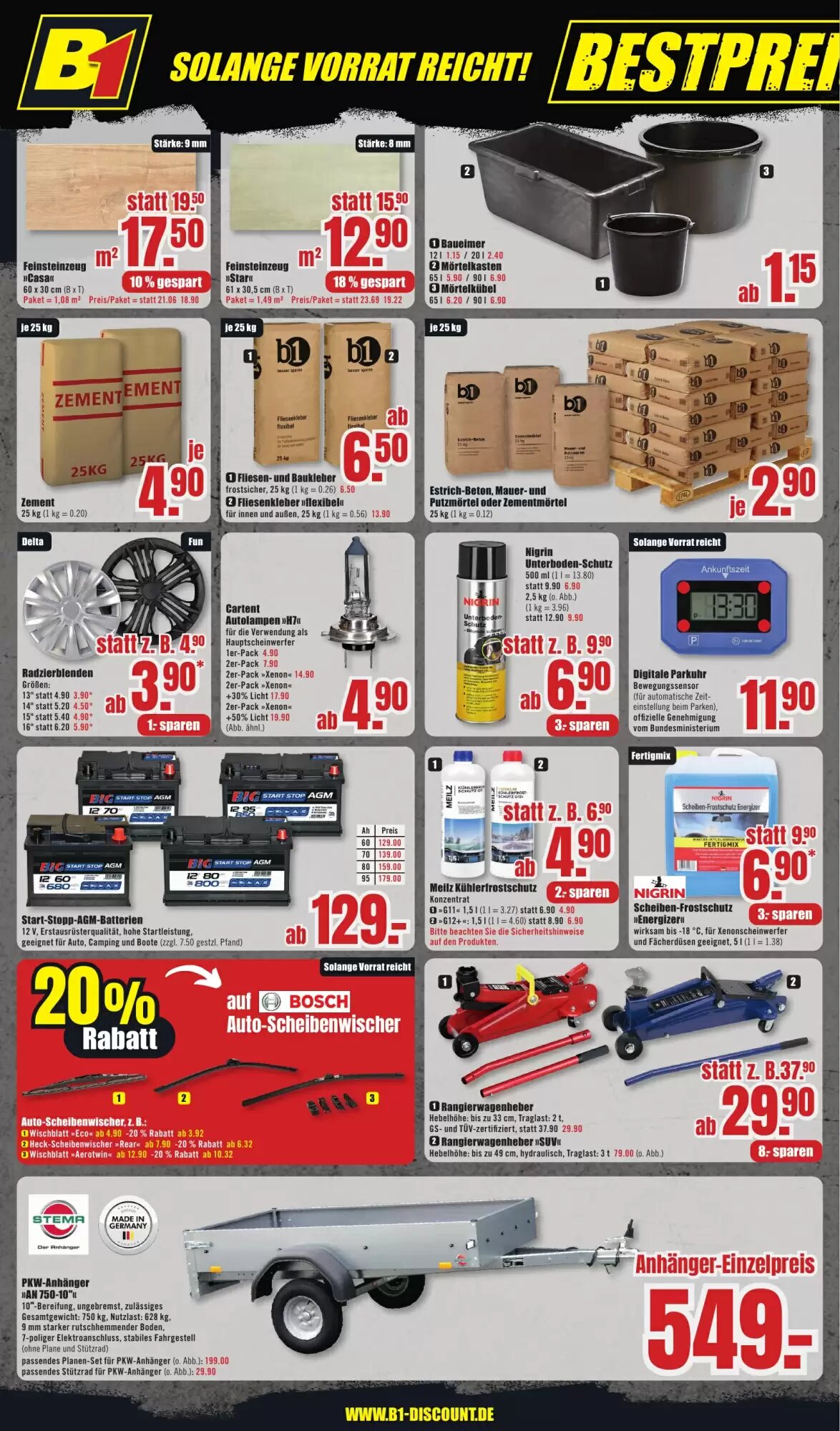 B1 Discount Baumarkt Prospekt (ab 27.09.2026) zum Blättern - Seite 6