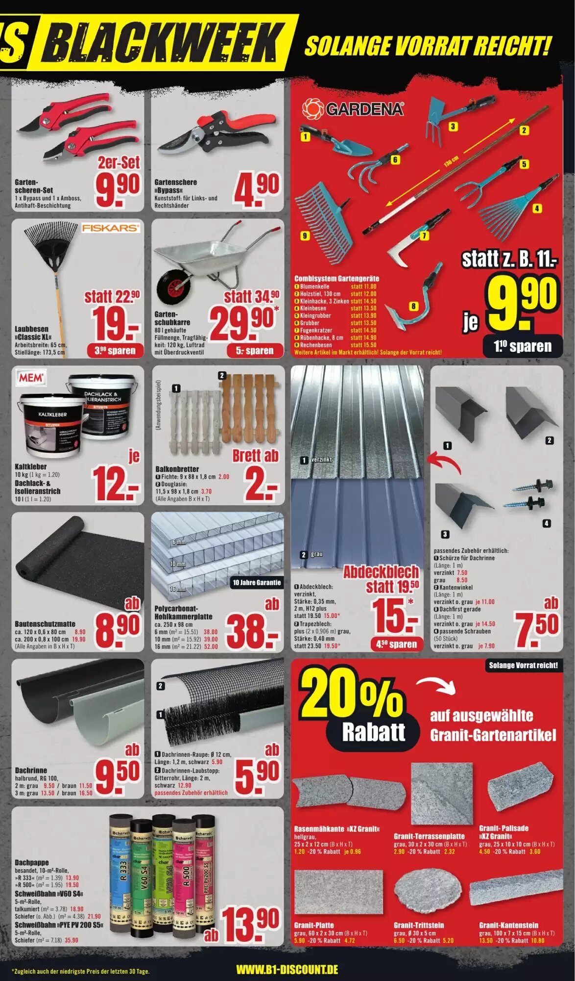 B1 Discount Baumarkt Prospekt (ab 27.09.2026) zum Blättern - Seite 7