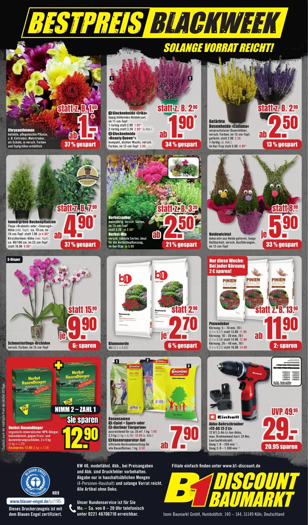 B1 Discount Baumarkt Prospekt (ab 27.09.2026) zum Blättern - Seite 8