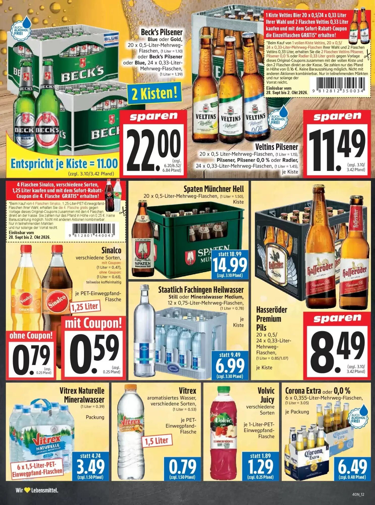 EDEKA Hahner Prospekt (ab 27.09.2026) zum Blättern - Seite 14