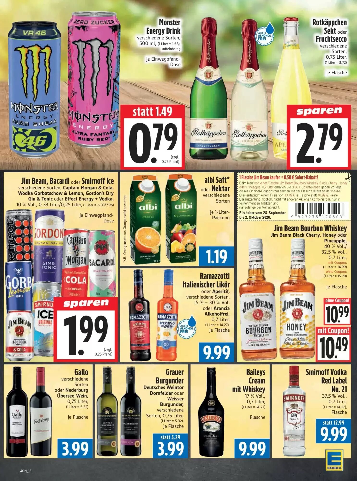 EDEKA Hahner Prospekt (ab 27.09.2026) zum Blättern - Seite 15