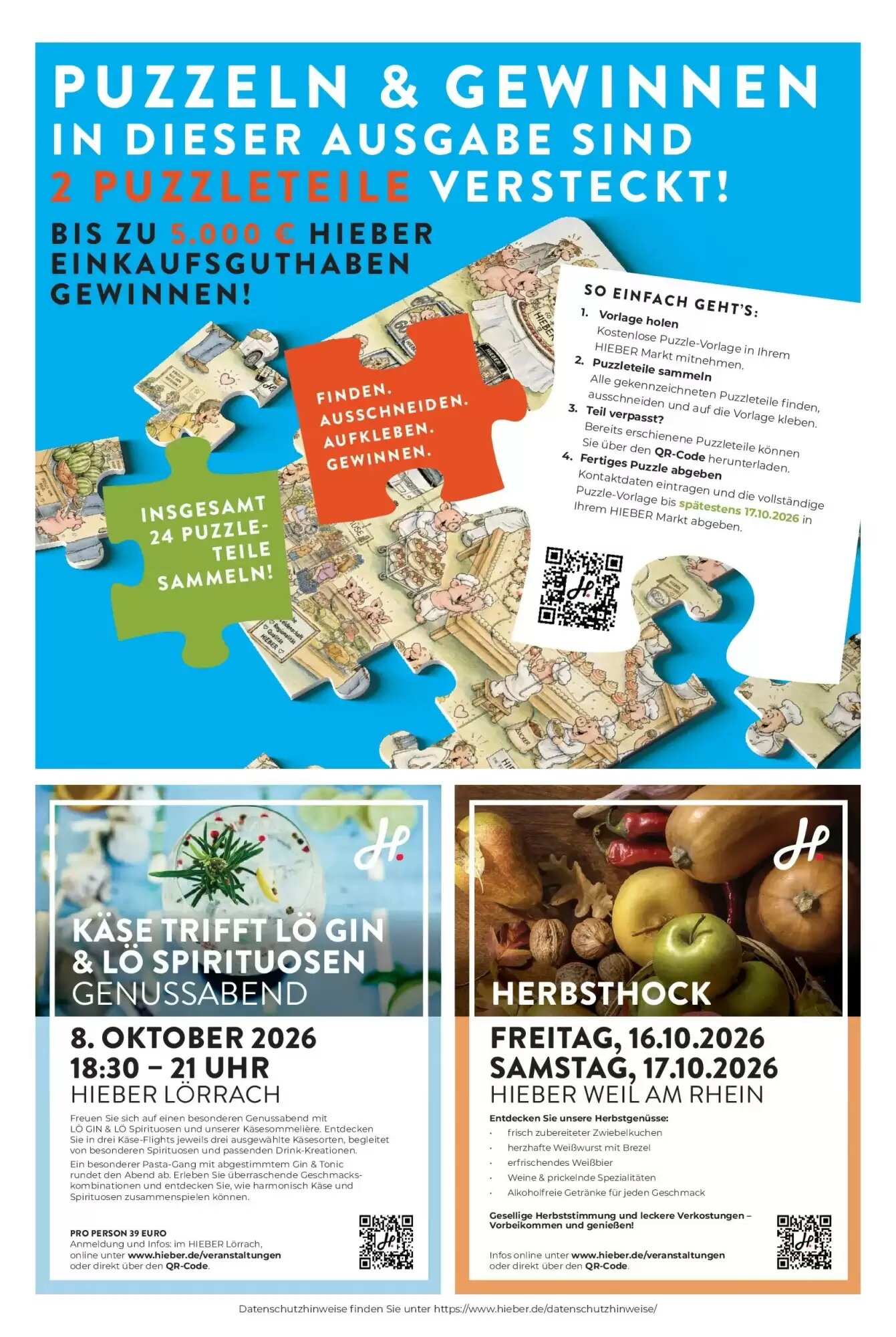 Hieber's Frische Center Prospekt (ab 27.09.2026) zum Blättern - Seite 9
