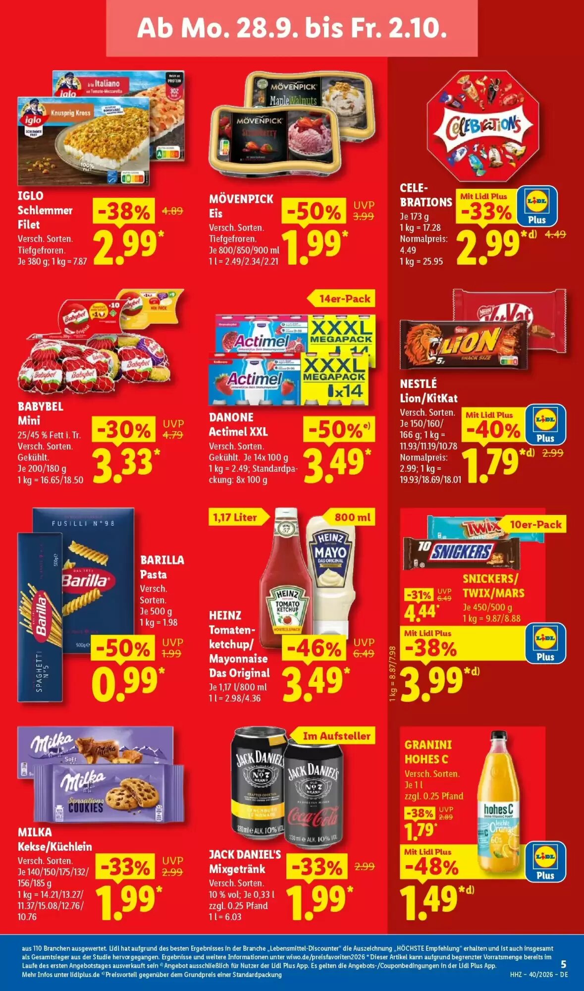Lidl Prospekt (ab 27.09.2026) zum Blättern - Seite 15