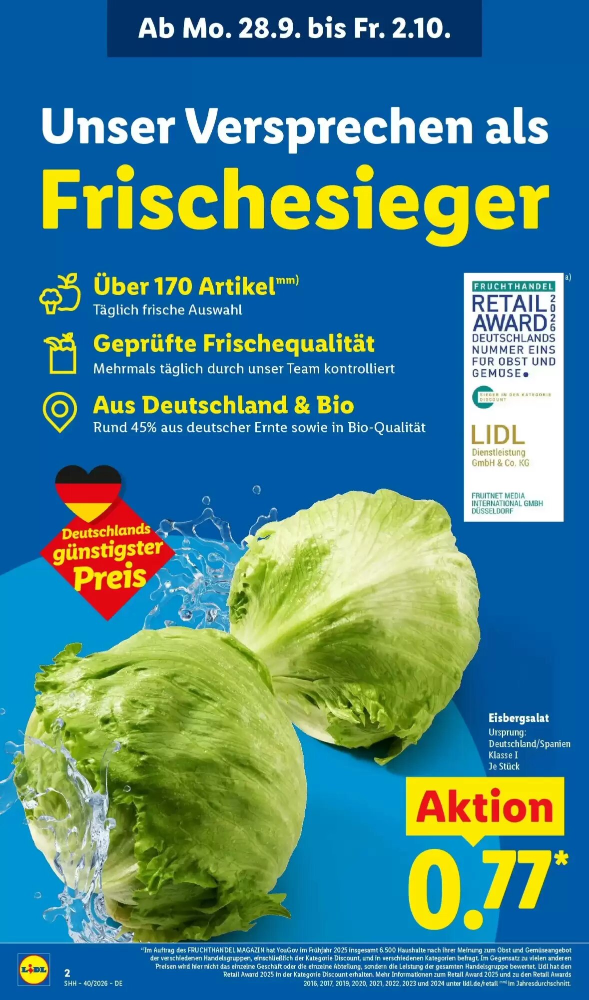 Lidl Prospekt (ab 27.09.2026) zum Blättern - Seite 2